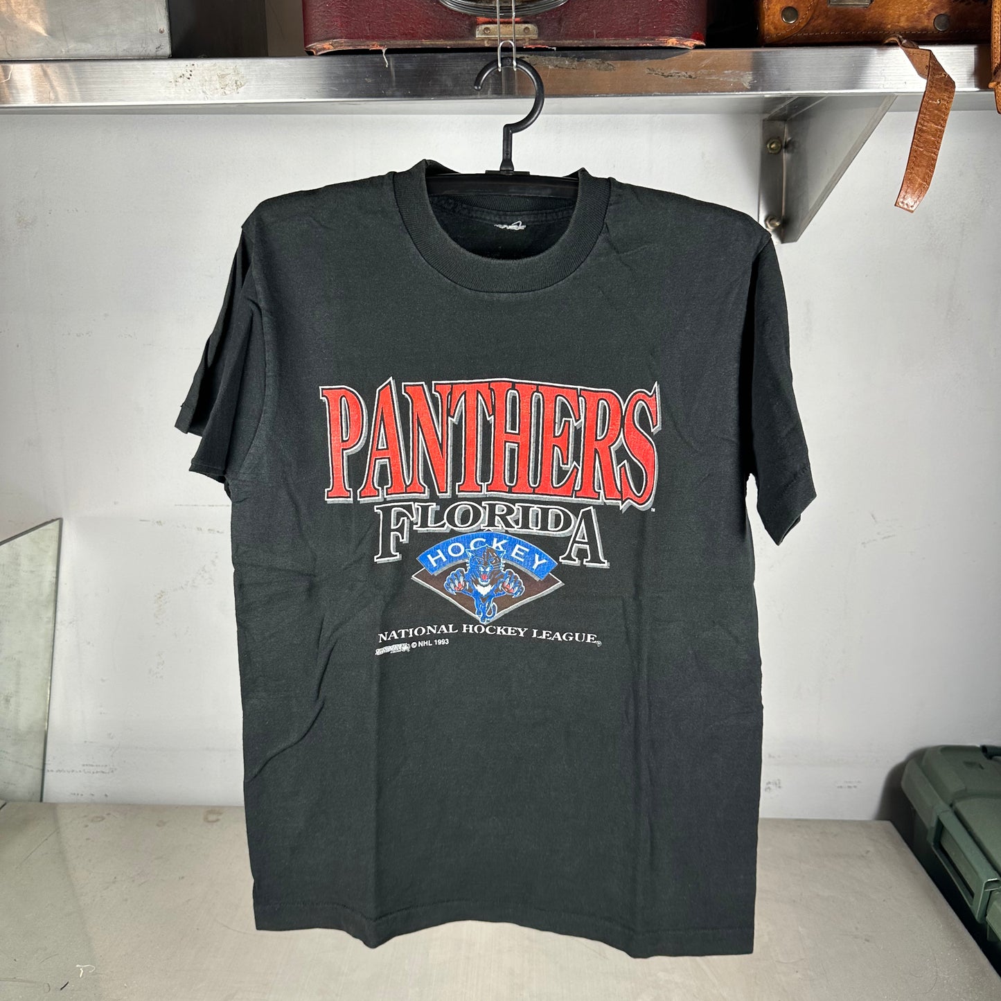 Vintage 1993 Florida Panthers Hockey NHL Single Stitch T-Shirt