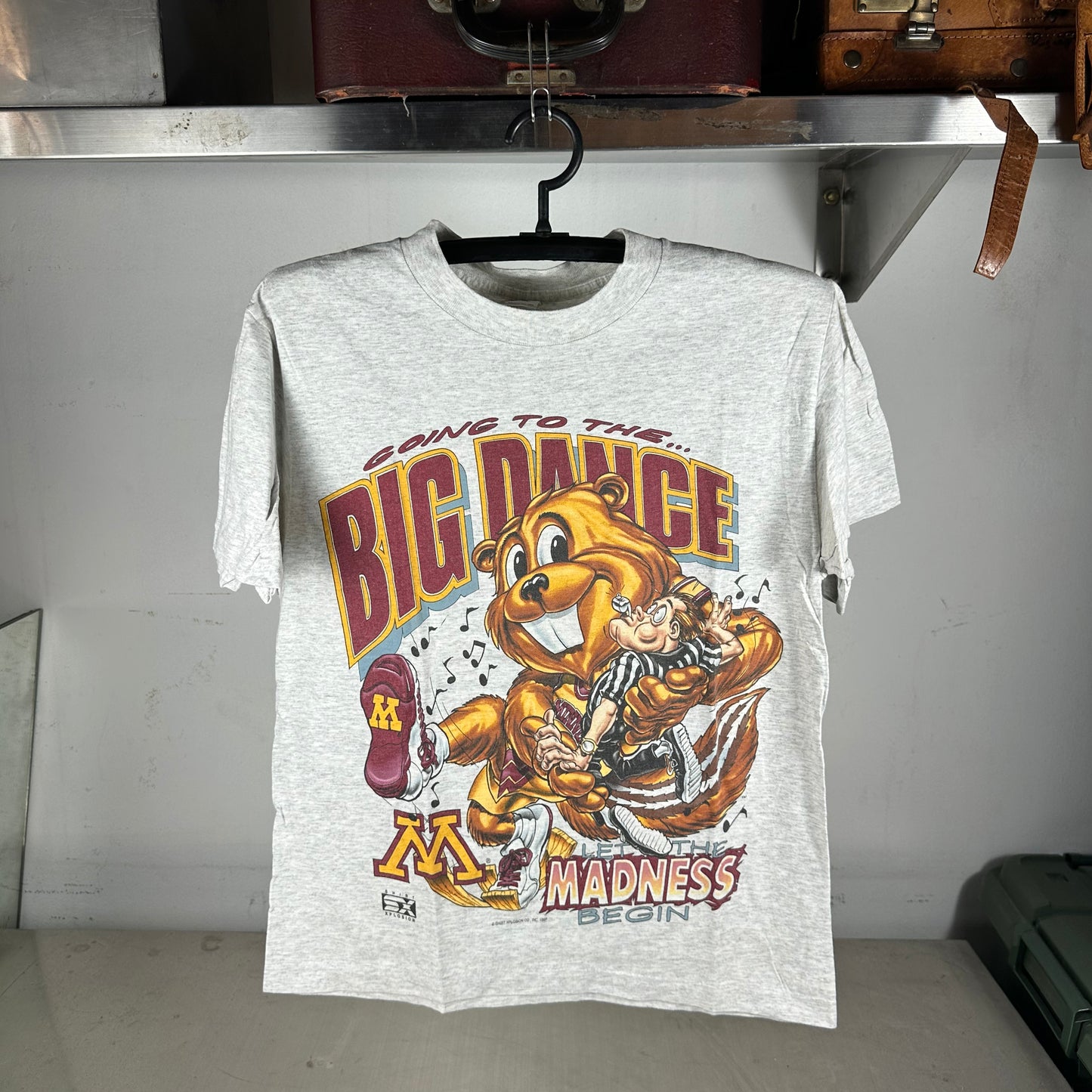Vintage 1997 Minnesota Gophers Let the Madness Begin NCAA T-Shirt