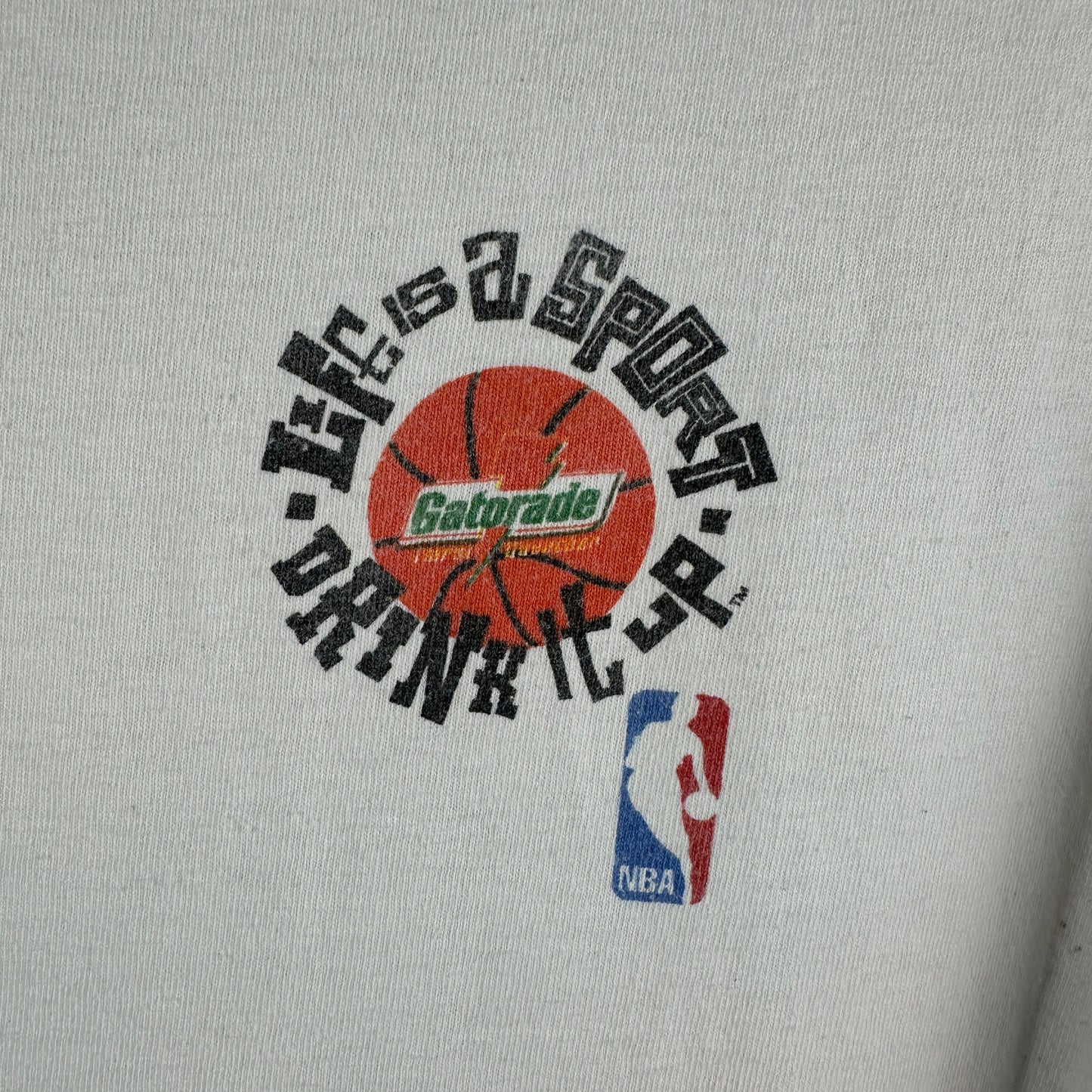 Vintage 90s Champion Gatorade Life is a Sport Drink it Up Promo Single Stitch T-Shirt