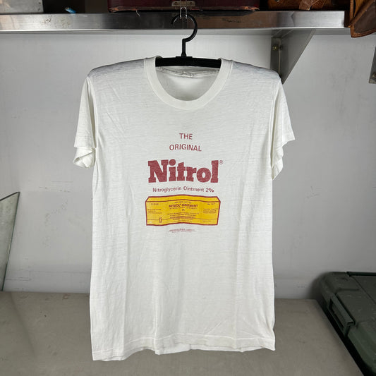 Vintage 80s The Original Nitrol Ointment Paper Thin Single Stitch T-Shirt