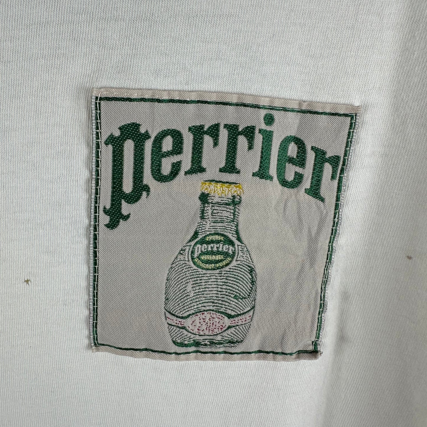 Vintage 1993 Perrier Water Tennis et Golf Promo Single Stitch Disstressed T-Shirt