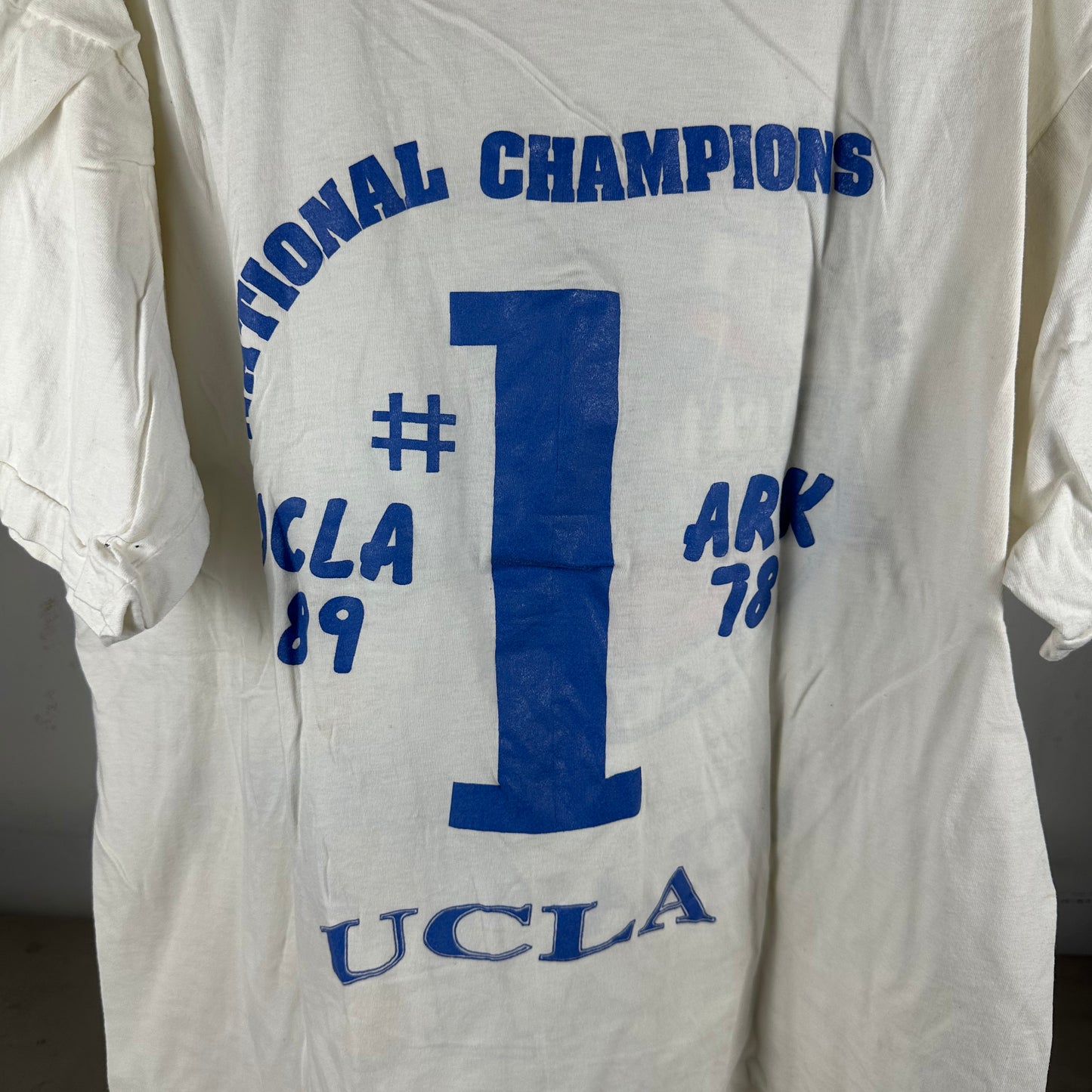 Vintage 1995 UCLA Bruins NCAA National Champions Single Stitch T-Shirt