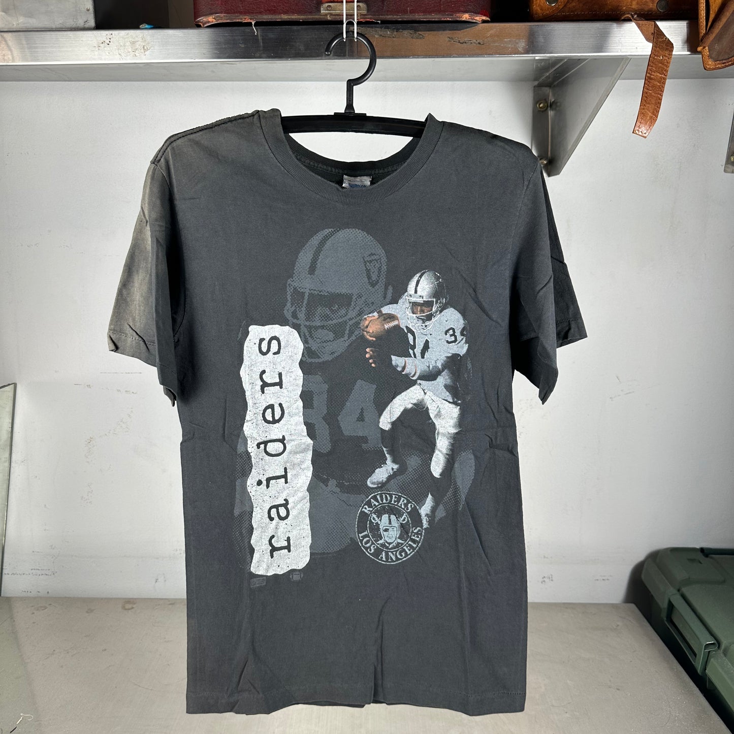 Vintage 80s Bo Jackson Los Angeles Raiders NFL Salem Sportswear T-Shirt