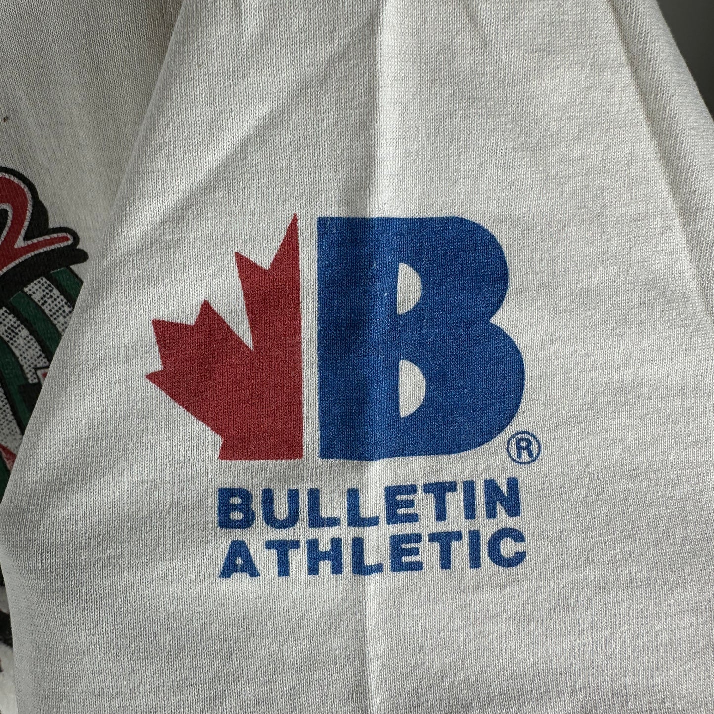 Vintage 1992 Chicago Blackhawks NHL Bulletin Athletic AOP Single Stitch T-Shirt