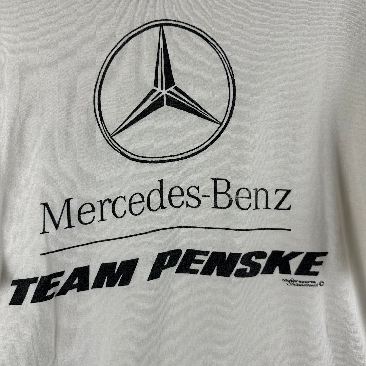 Vintage 90s Mercedes Benz Team Penske Graphic Single Stitch T-shirt
