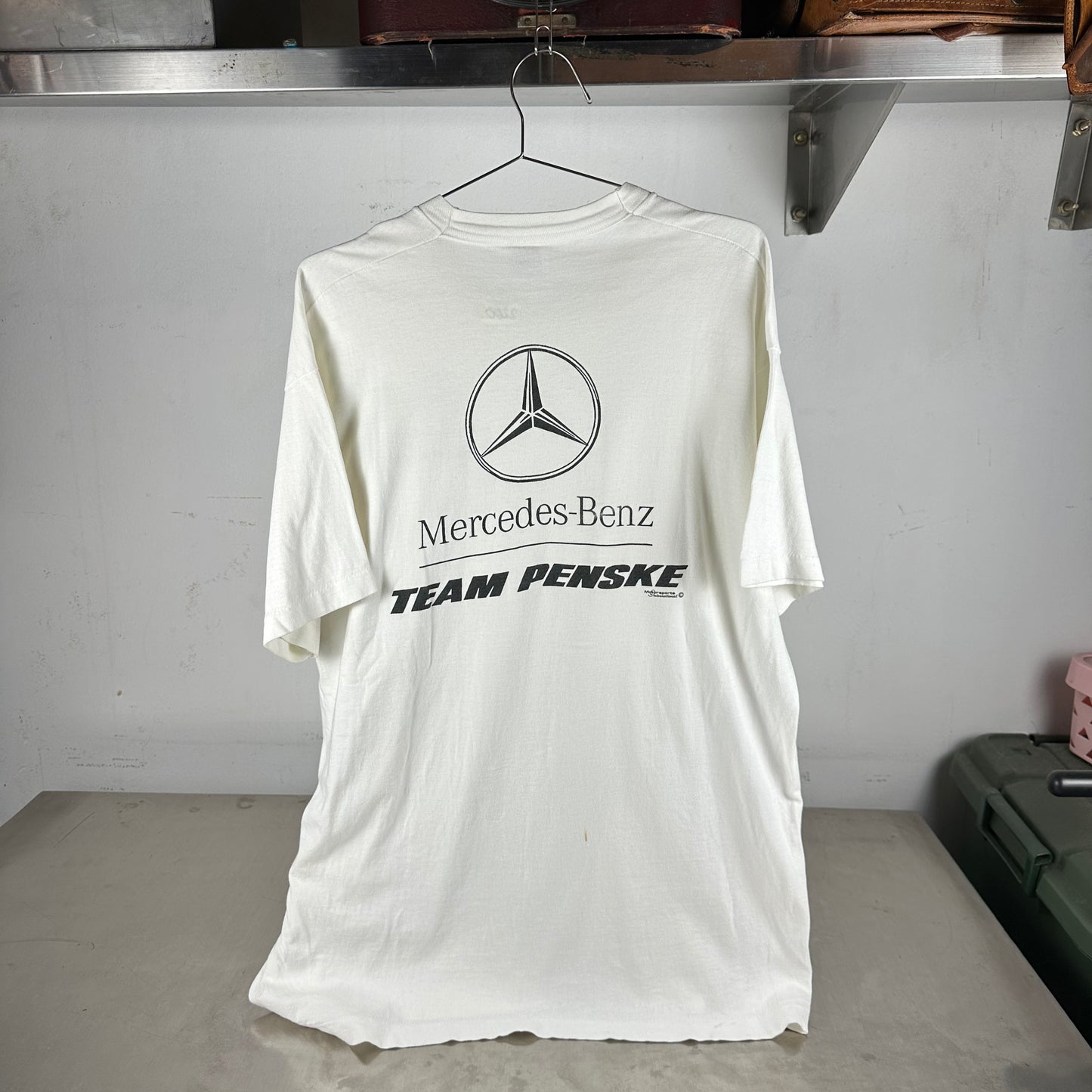Vintage 90s Mercedes Benz Team Penske Graphic Single Stitch T-shirt