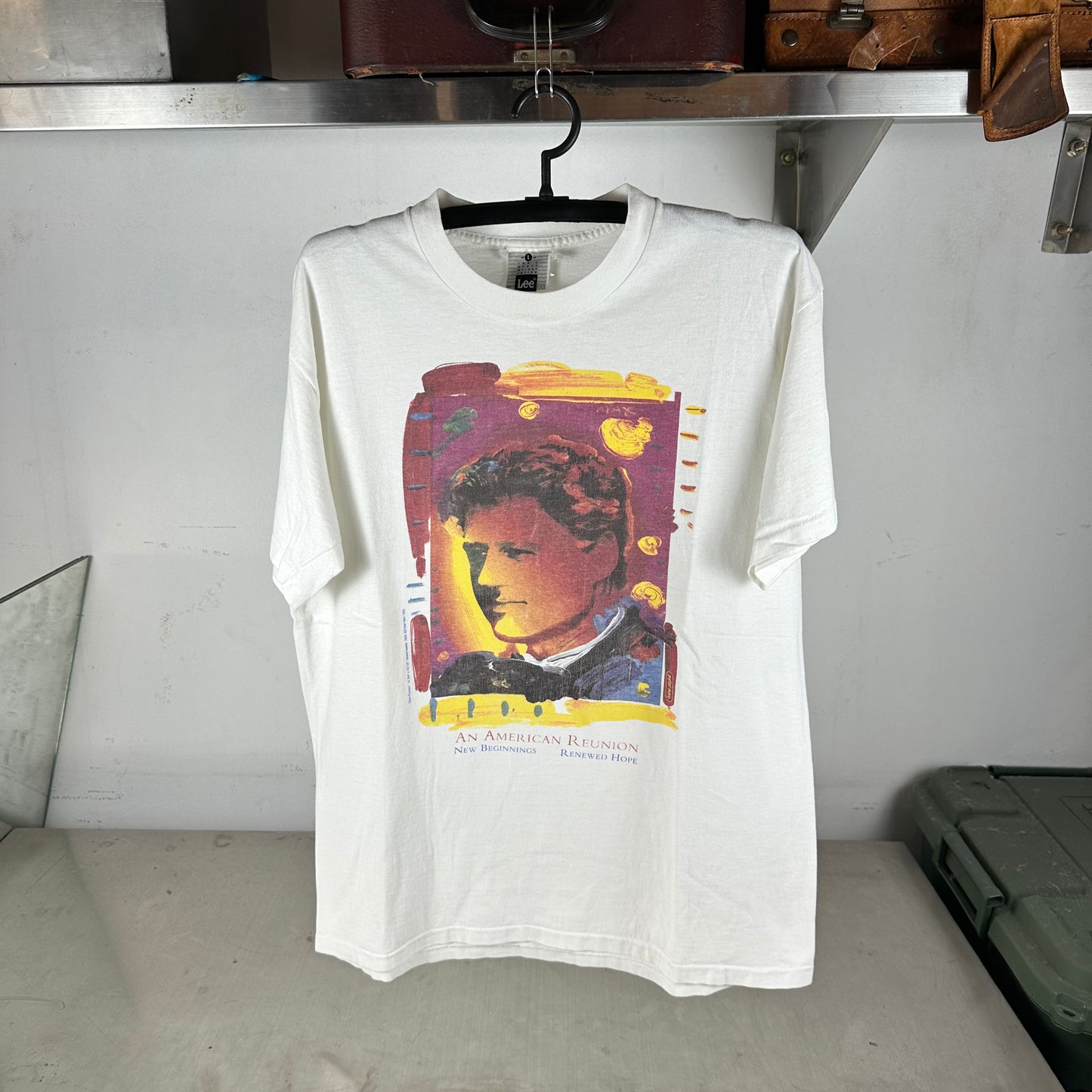 Vintage 1993 Peter Max An American Reunion Single Stitch T-Shirt