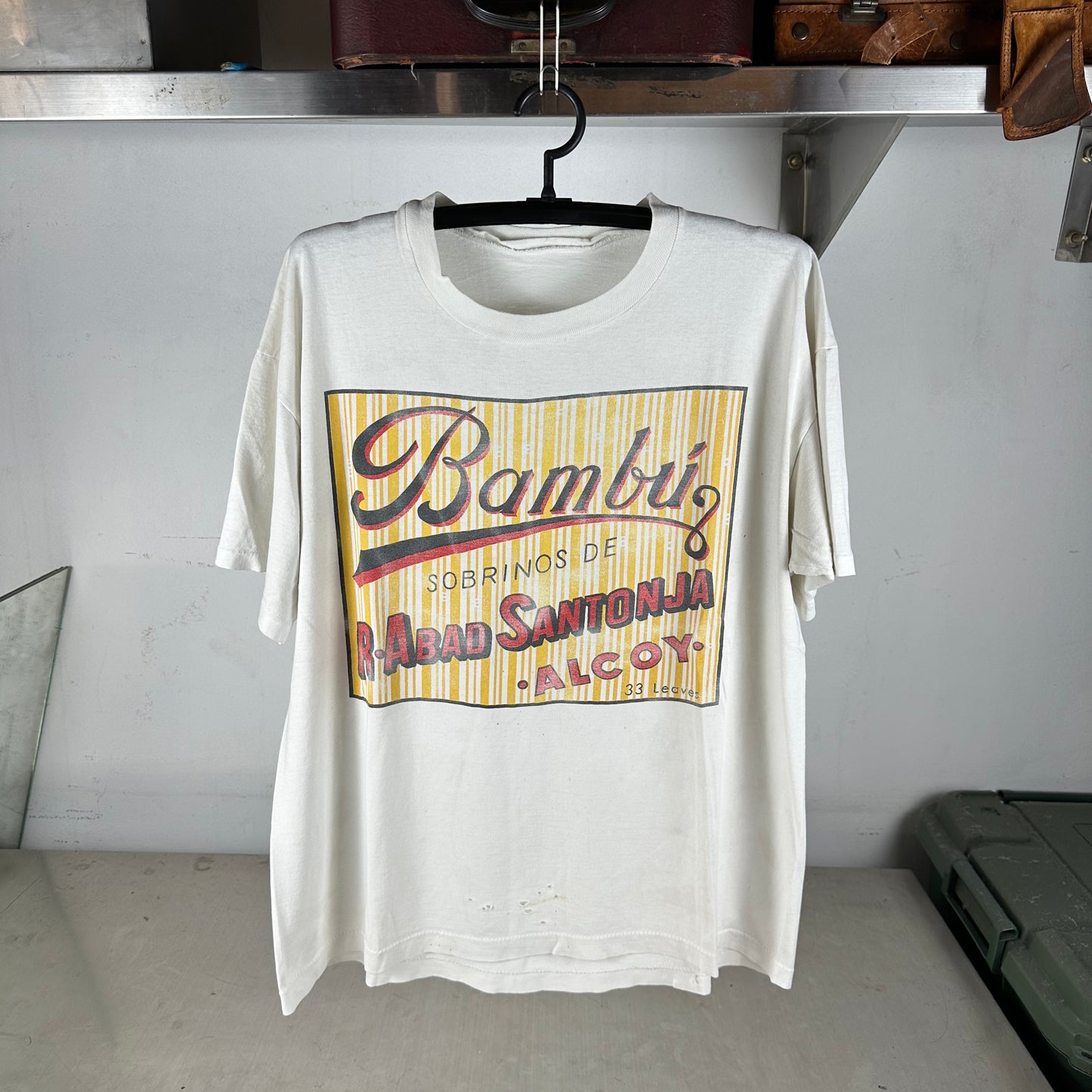 Vintage 90s Bambu Rolling Paper World's Finest Papers Promo Single Stitch T-Shirt