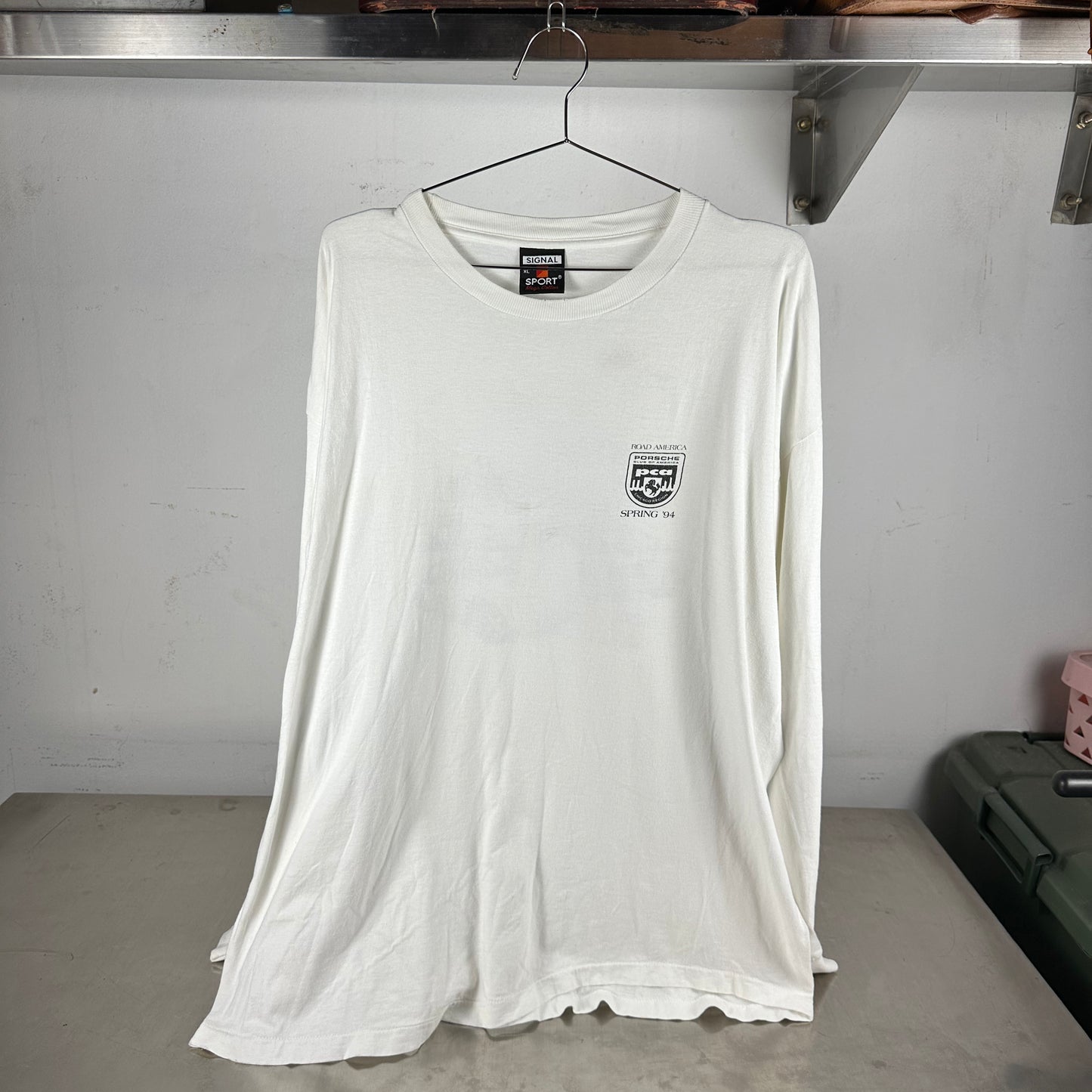 Vintage 1994 Porsche Club of America PCA Graphic Single Stitch T-shirt