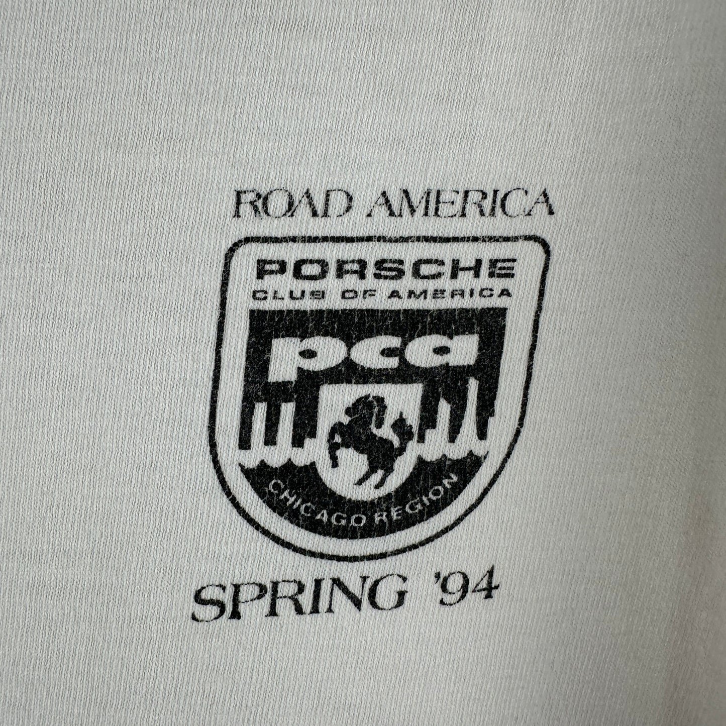 Vintage 1994 Porsche Club of America PCA Graphic Single Stitch T-shirt