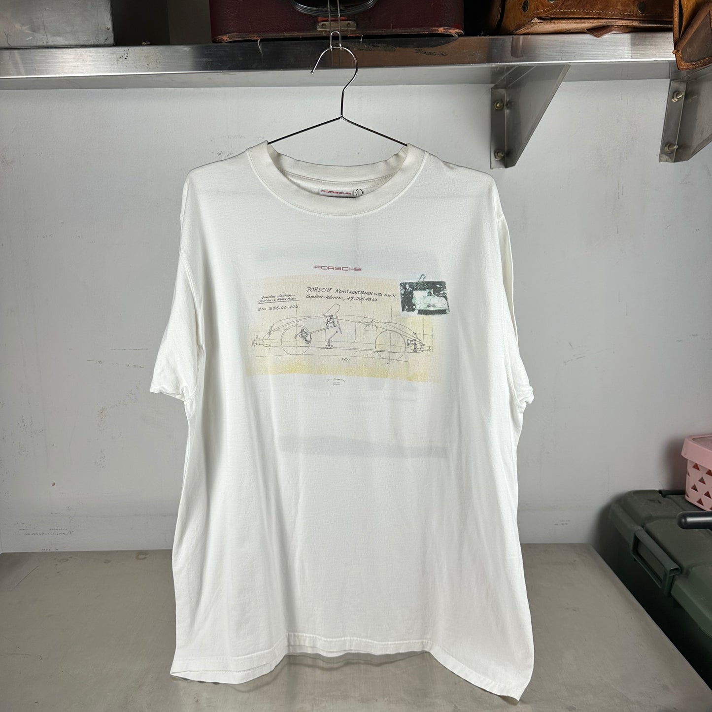 Vintage Porsche 356 Speedster Museum Graphic T-shirt