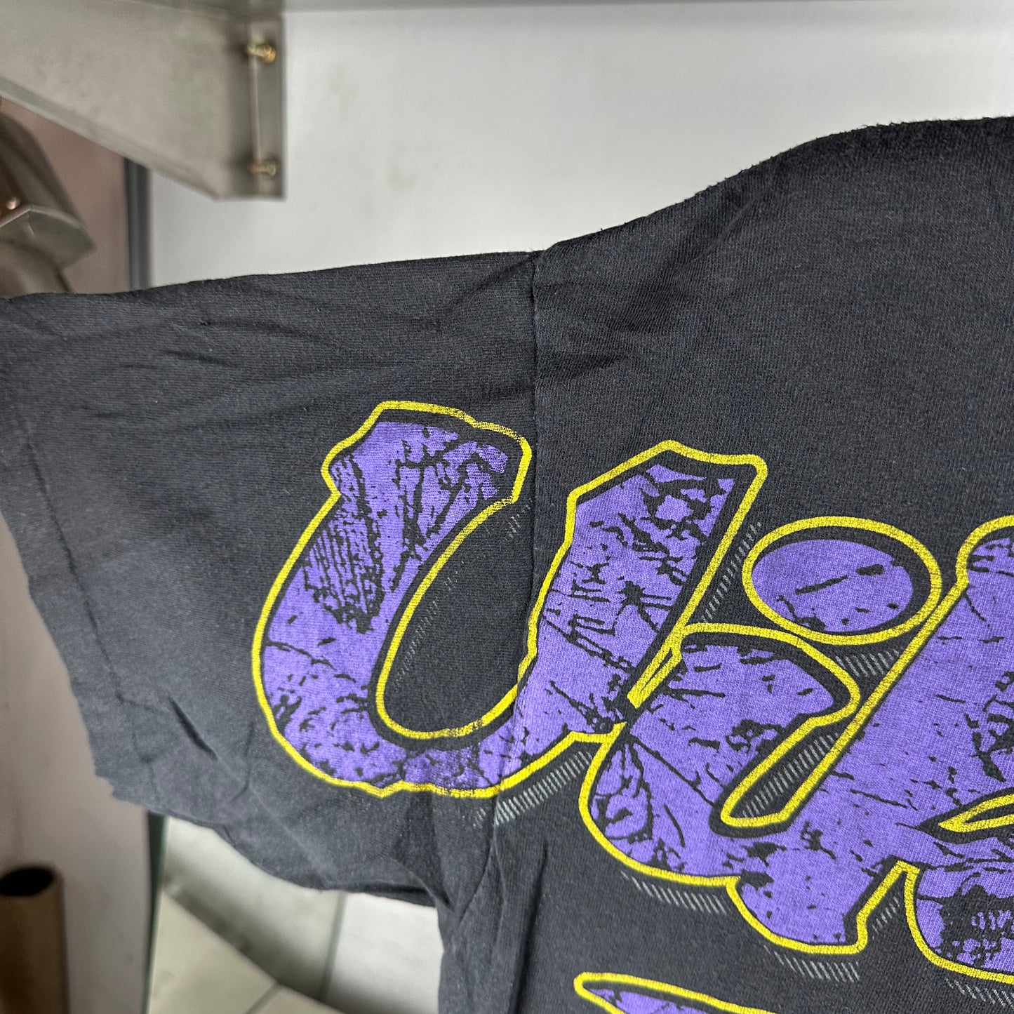 Vintage 90s Minnesota Vikings Football NFL Helmet Graphic Single Stitch T-Shirt