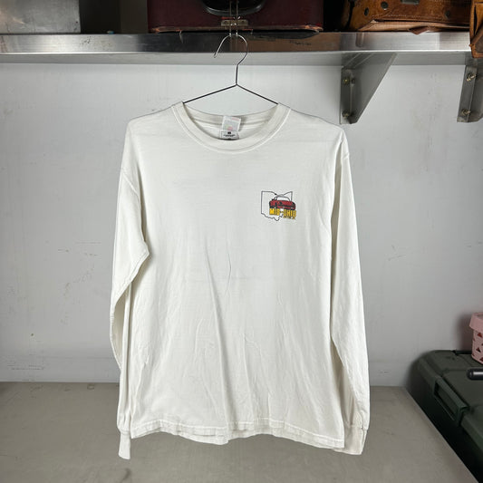 Vintage 90s Porsche Club of America PCA Mid-Ohio Graphic Long Sleeves T-shirt