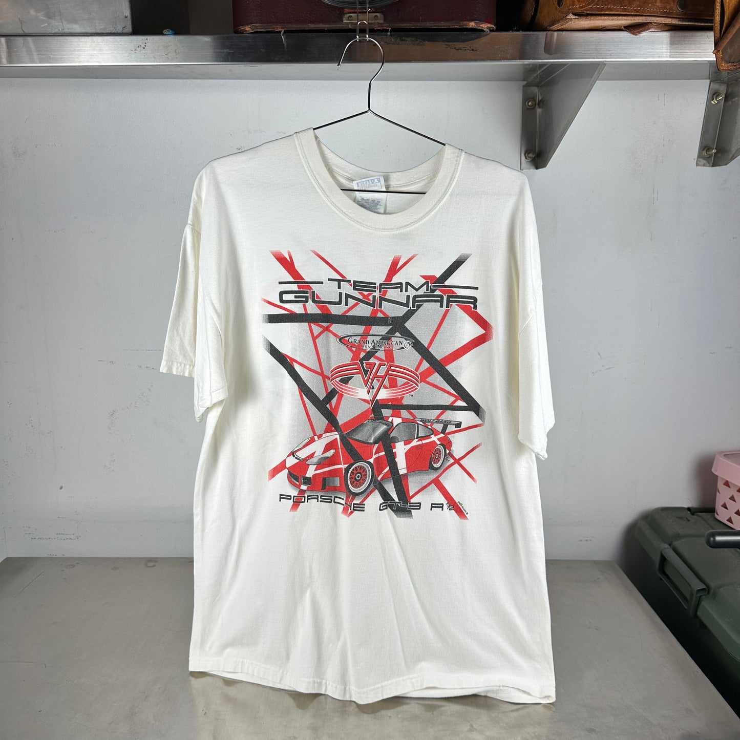 Vintage 2001 Porsche 911 GT3 Team Gunnar Race Car Graphic T-shirt