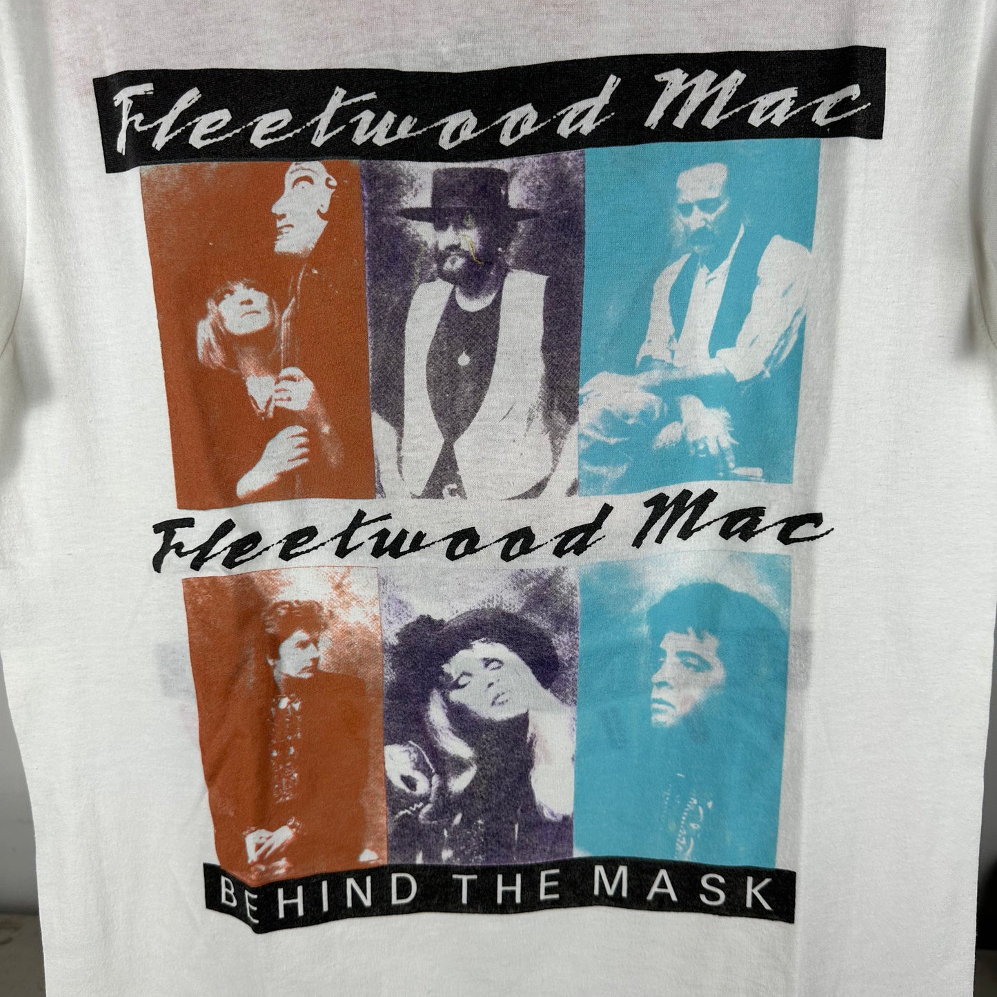 Vintage 1990 Fleetwood Mac Behind the Mask Tour Concert T-Shirt