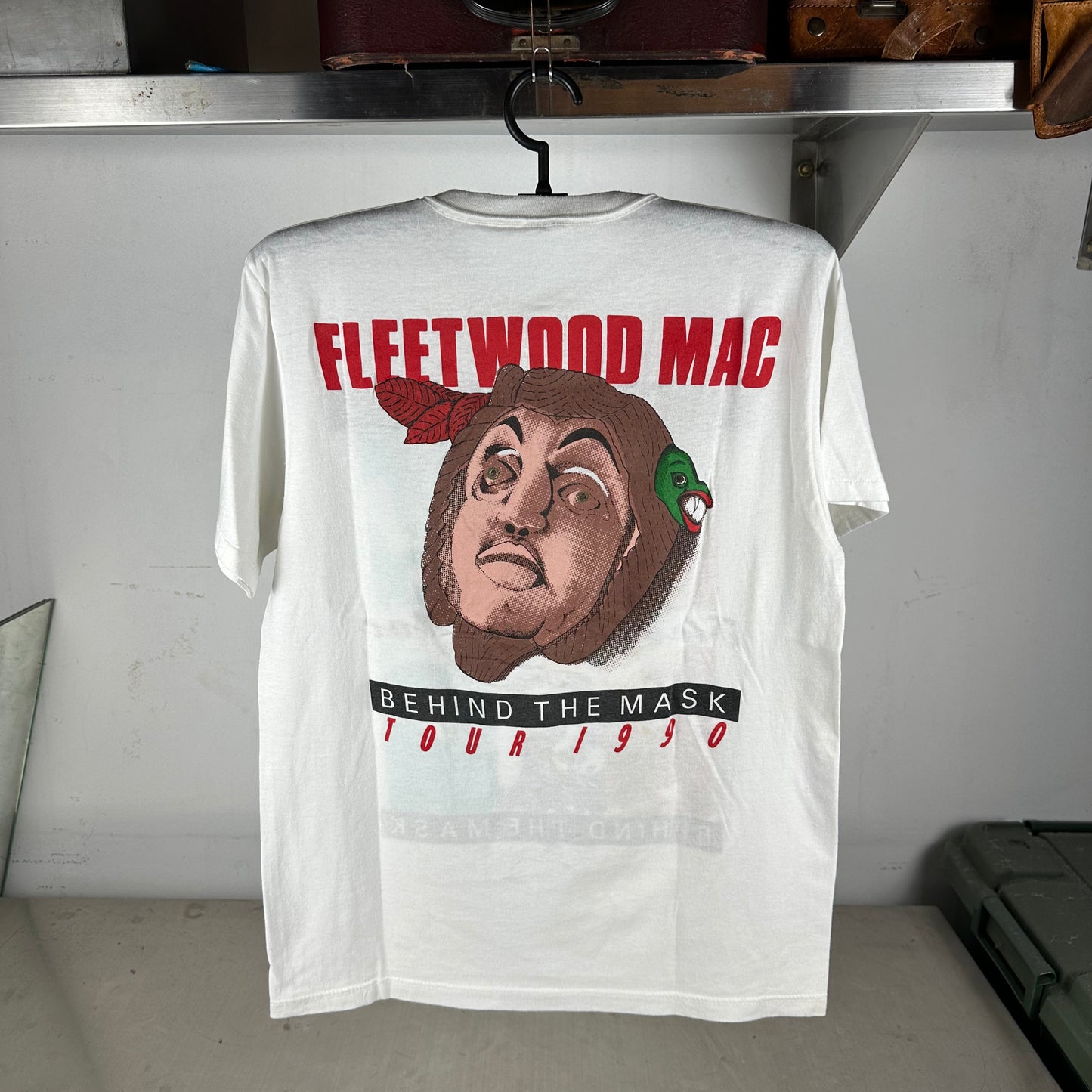 Vintage 1990 Fleetwood Mac Behind the Mask Tour Concert T-Shirt