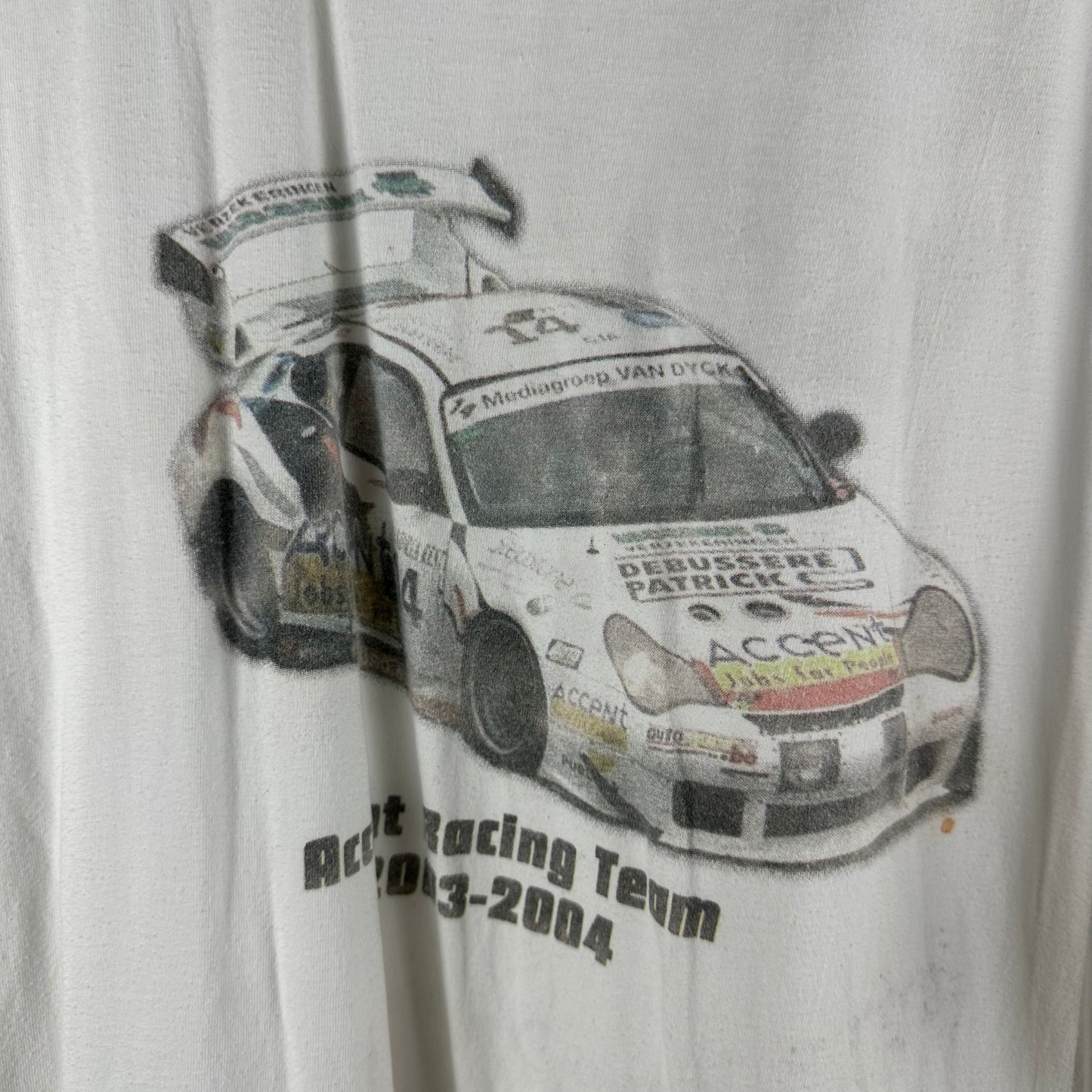 Vintage 2004 Porsche 911 GT3 996 Thiers Racing Team Race Car T-shirt