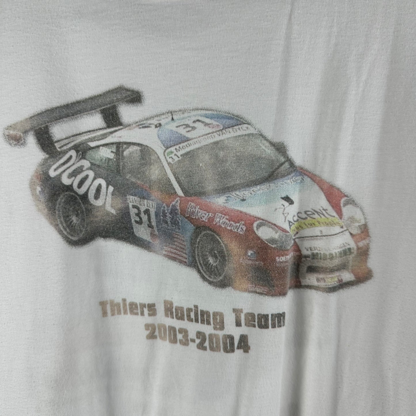 Vintage 2004 Porsche 911 GT3 996 Thiers Racing Team Race Car T-shirt