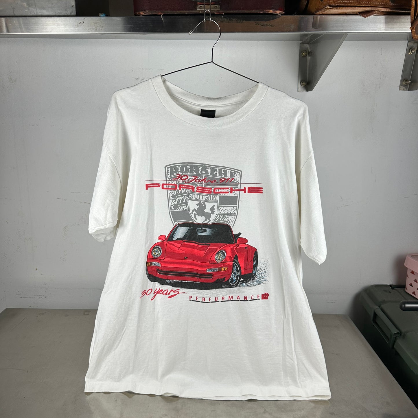 Vintage 90s Porsche 911 Car Graphic T-shirt