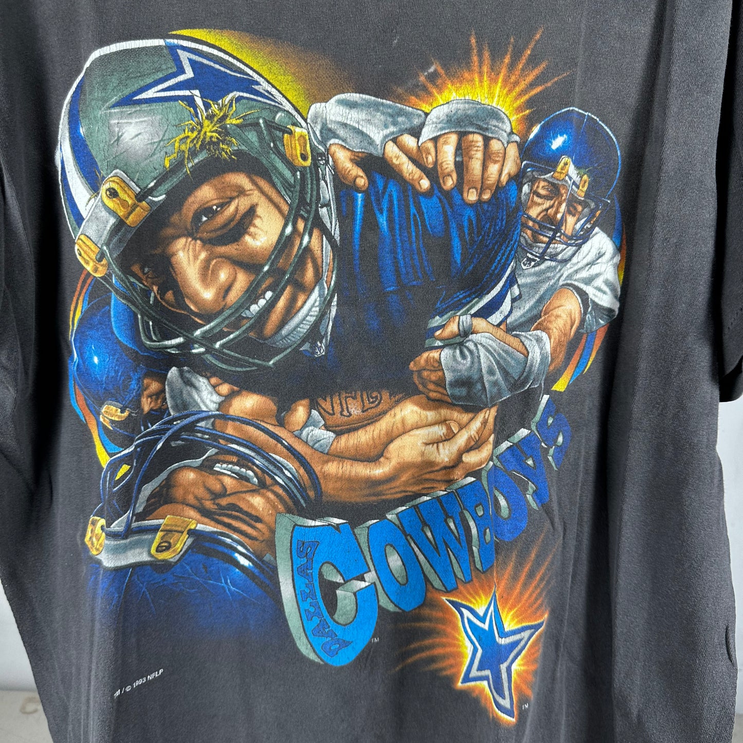 Vintage 1993 Dallas Cowboys Football NFL Salem Sportswear Single Stitch T-Shirt