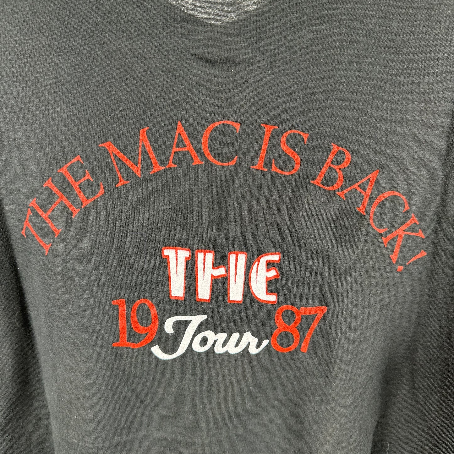 Vintage 1987 Fleetwood Mac The Mac is Back! Tour Concert Single Stitch T-Shirt