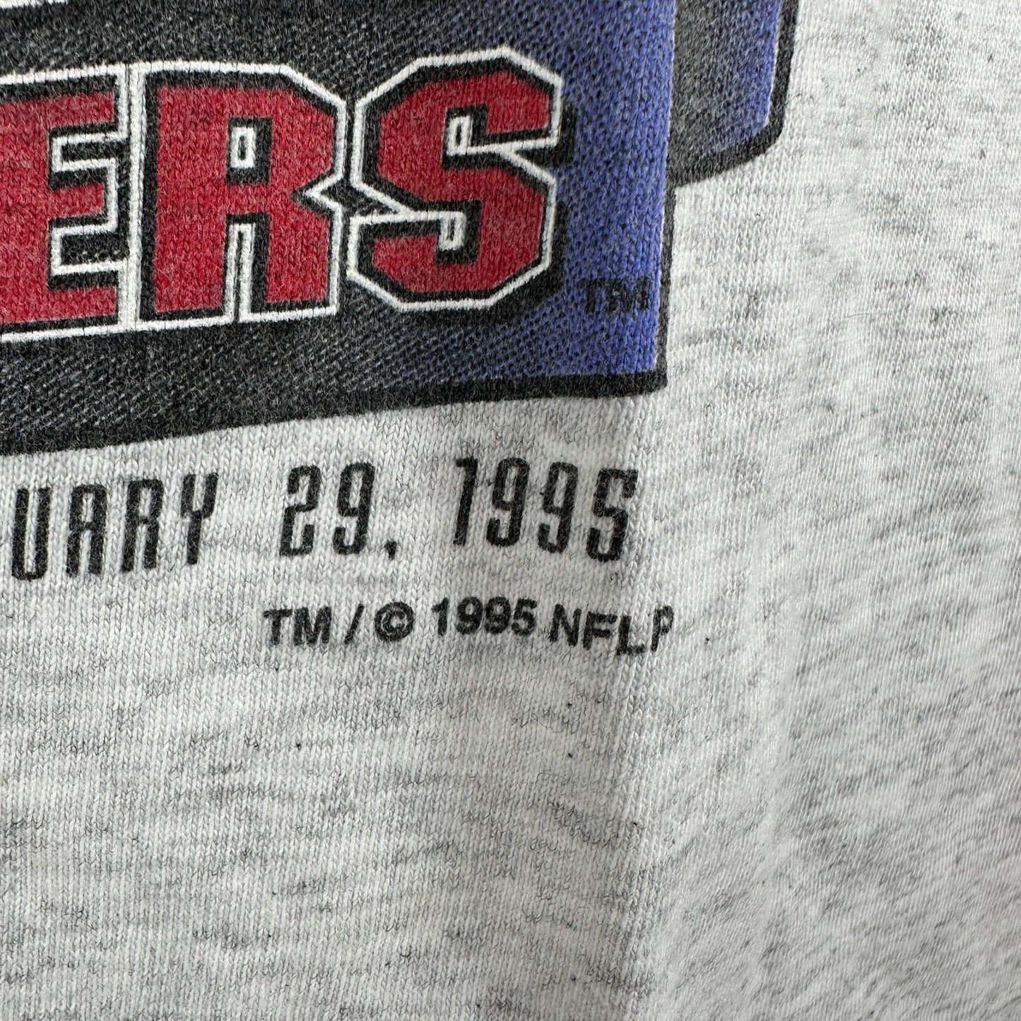 Vintage 1995 San Francisco 49ers NFL Super Bowl Champs Caricature T-Shirt