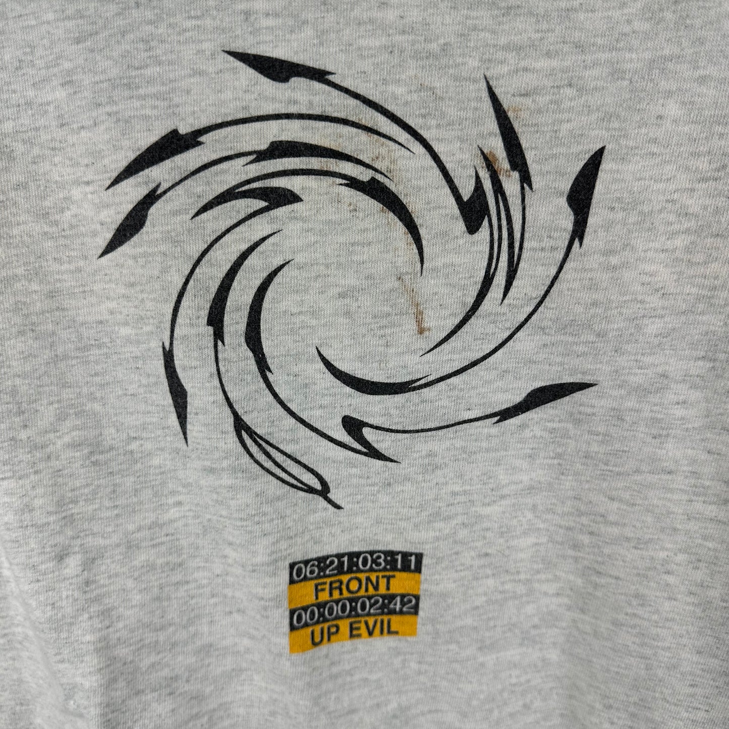Vintage 90s Front 242 Up Evil Electronic Music Group Single Stitch T-Shirt