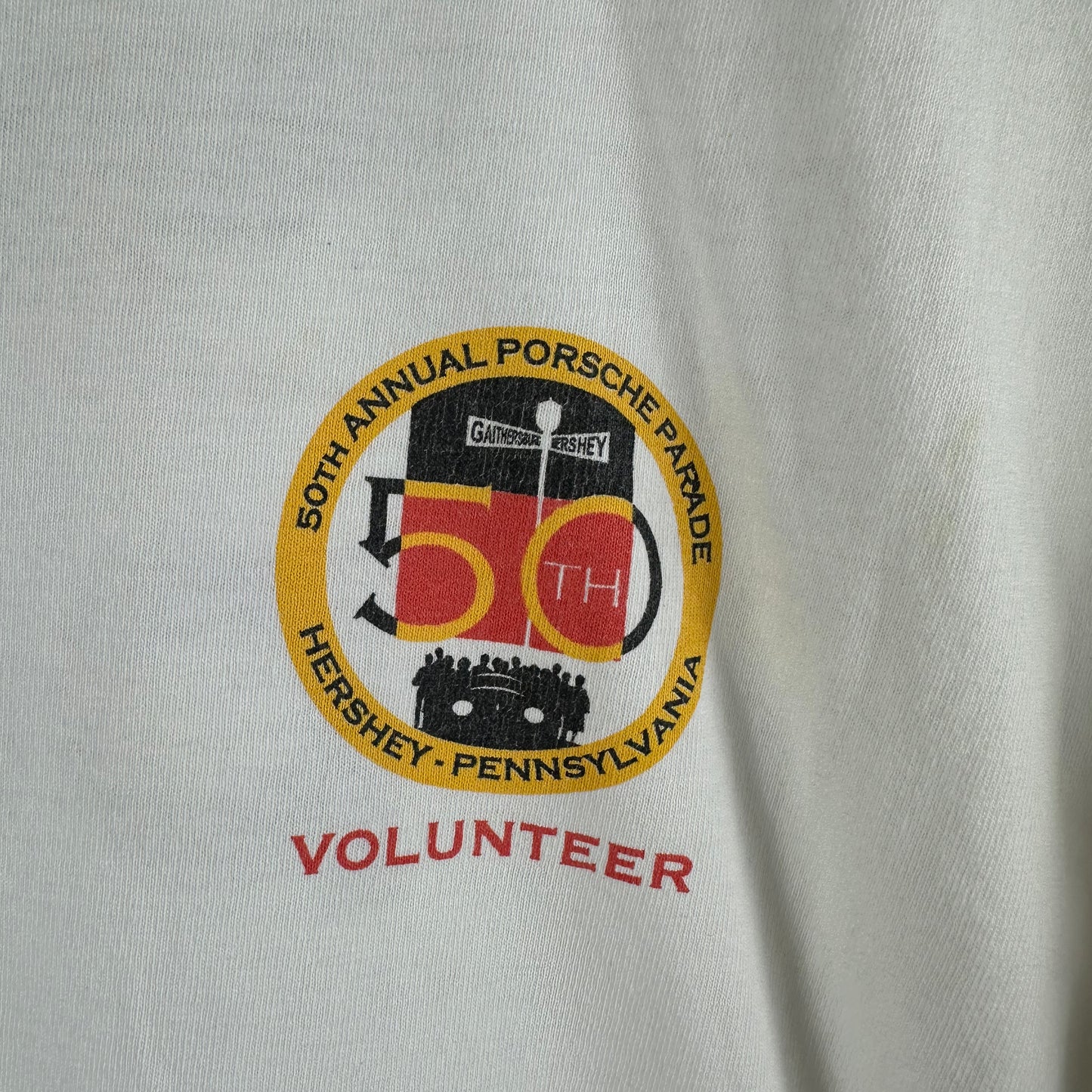 Vintage 2005 Porsche Club of America PCA Parade Graphic T-shirt