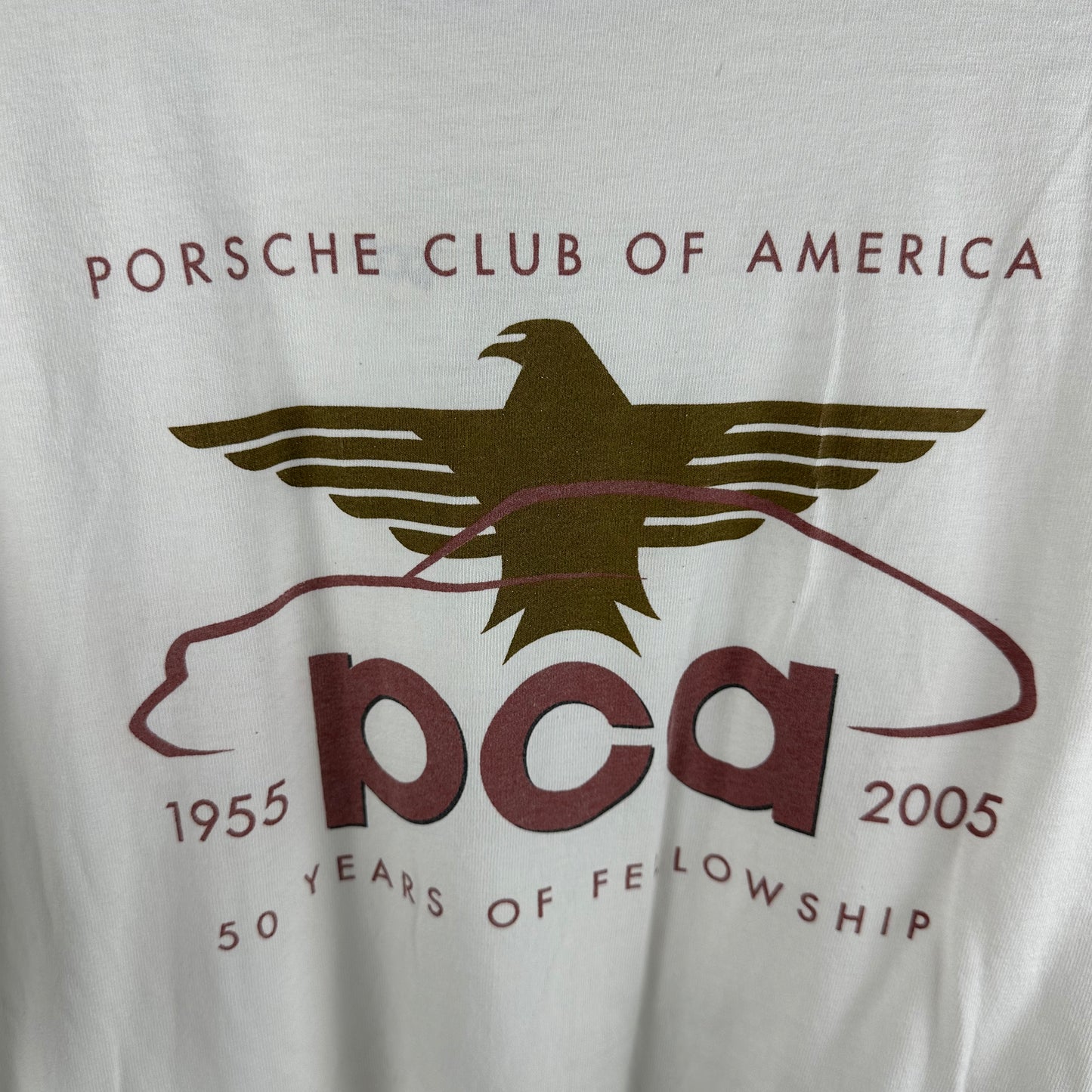 Vintage 2005 Porsche Club of America PCA Parade Graphic T-shirt