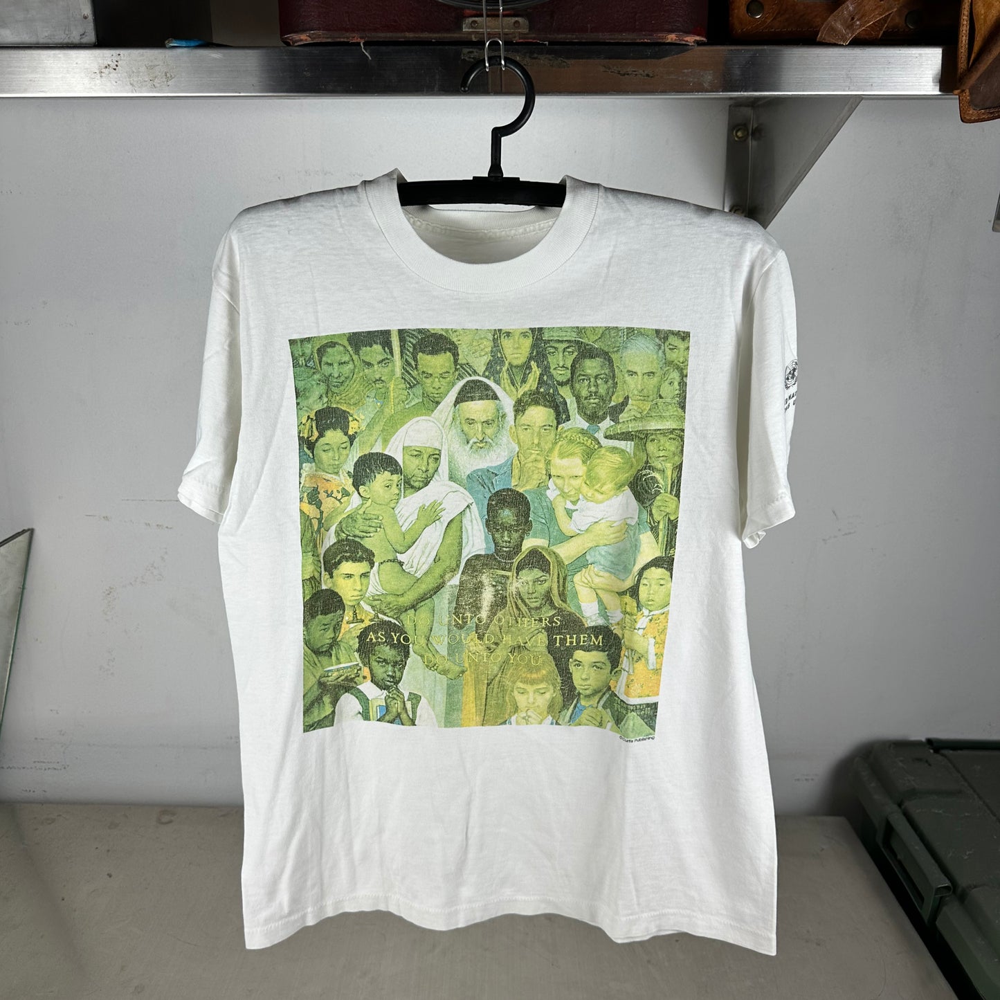 Vintage 90s Norman Rockwell Curtis Publishing Single Stitch T-Shirt