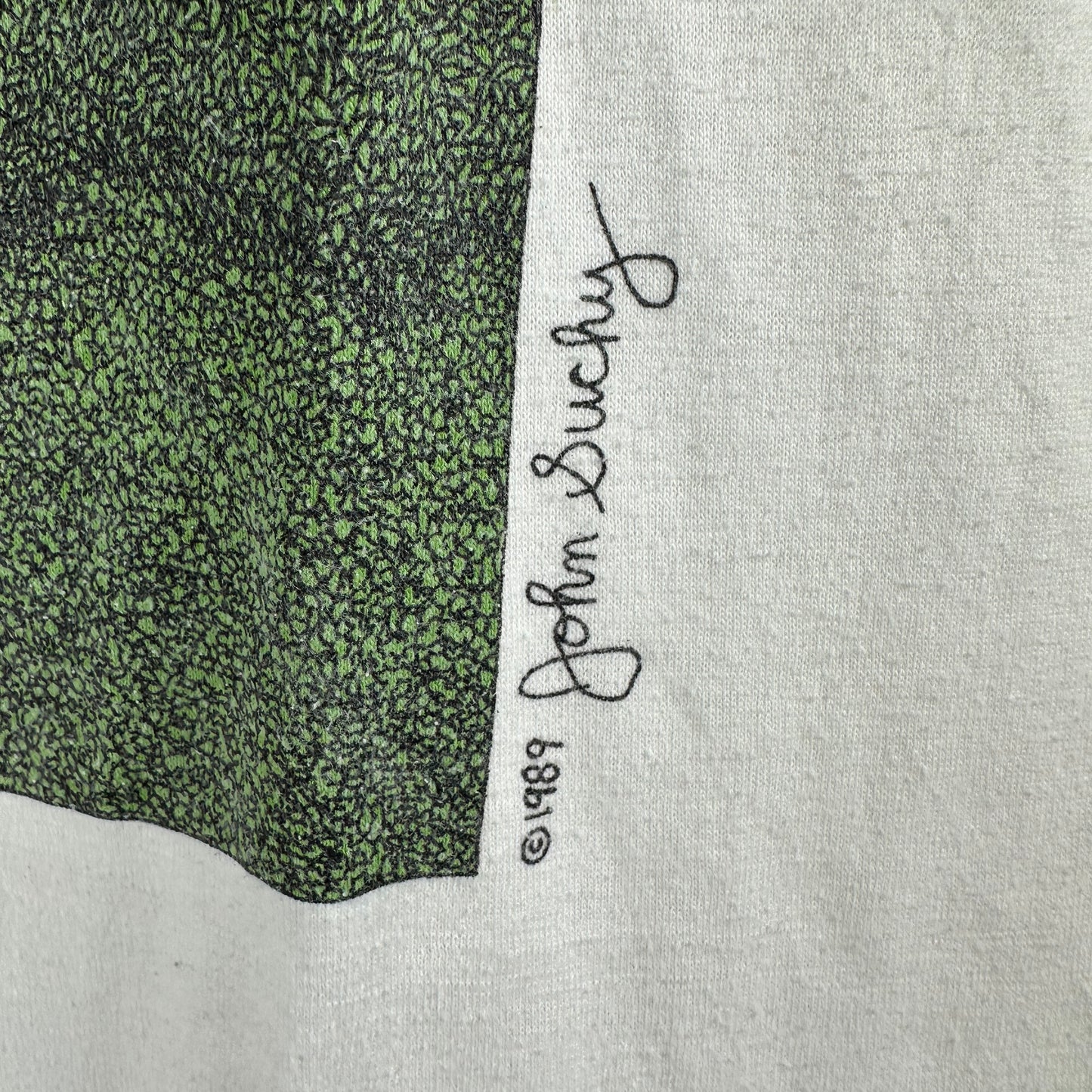 Vintage 1989 New York City NYC John Suchy Artwork Single Stitch T-Shirt