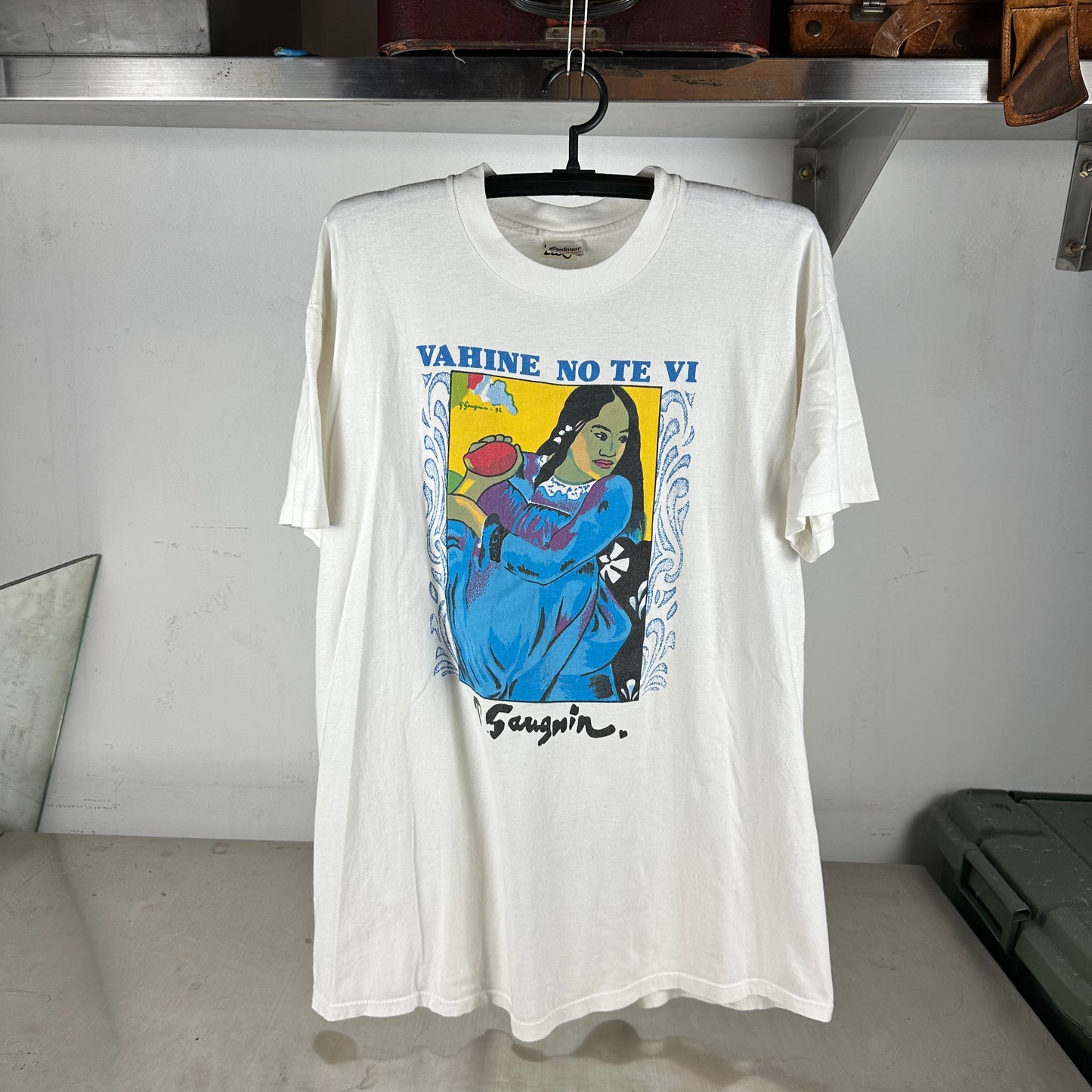 Vintage 80s Paul Gauguin Vahine No Te Vi Art T-Shirt