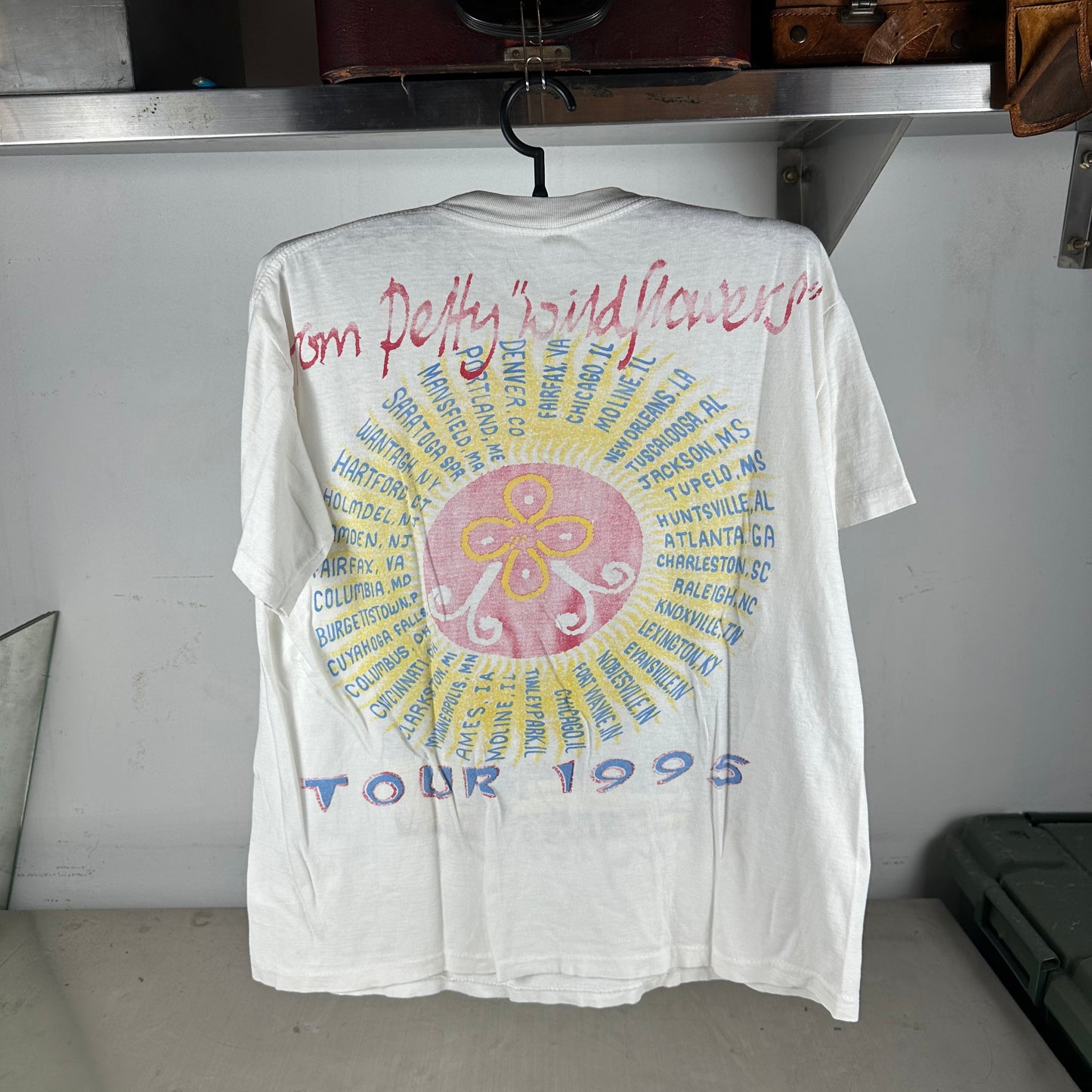 Vintage 1995 Tom Petty Wildflowers Tour Concert Single Stitch T-Shirt
