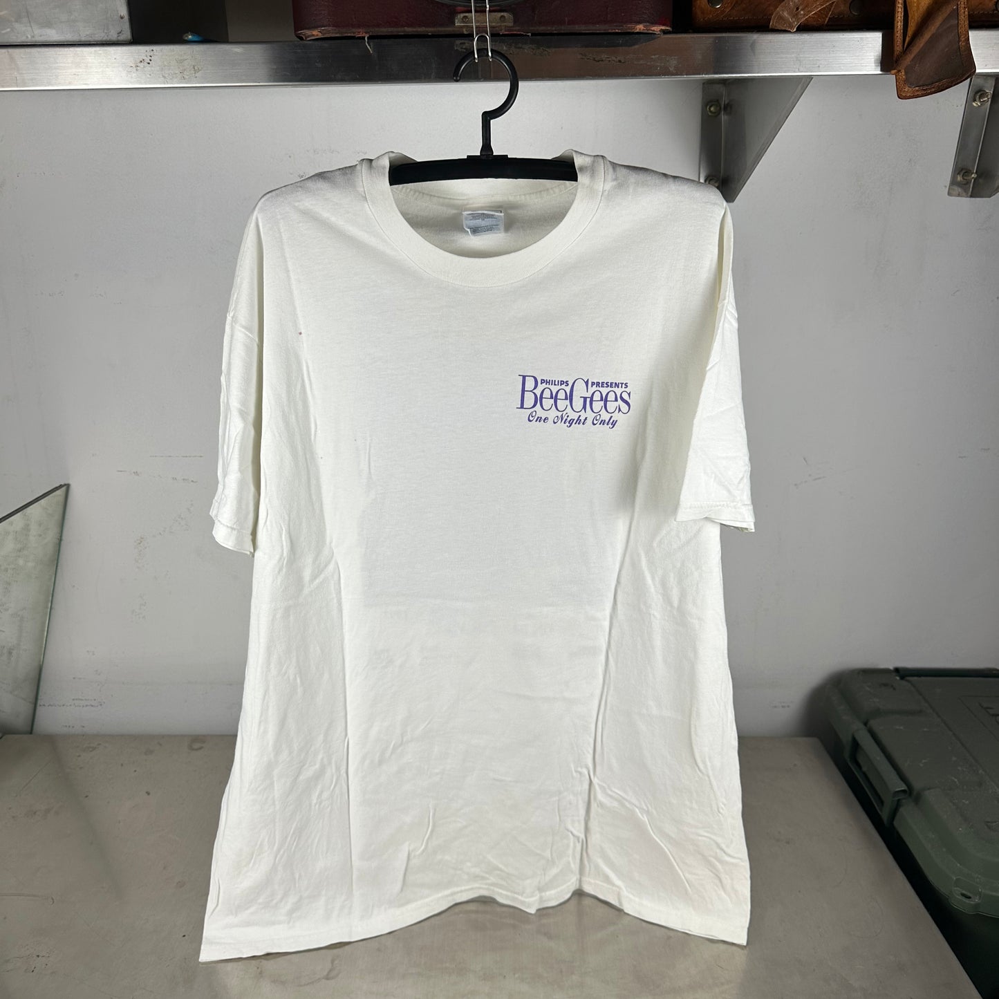 Vintage 1997 Bee Gees One Night Only Celine Dion Concert T-Shirt