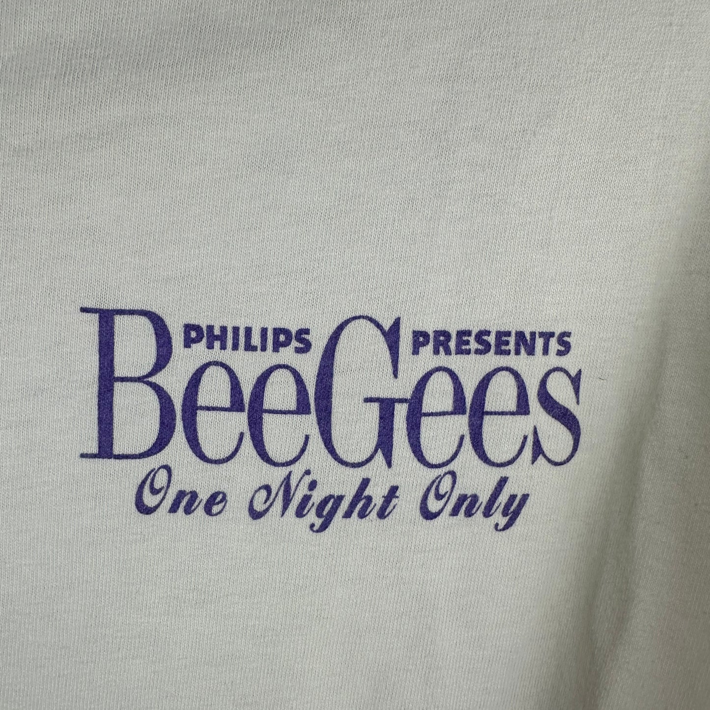 Vintage 1997 Bee Gees One Night Only Celine Dion Concert T-Shirt