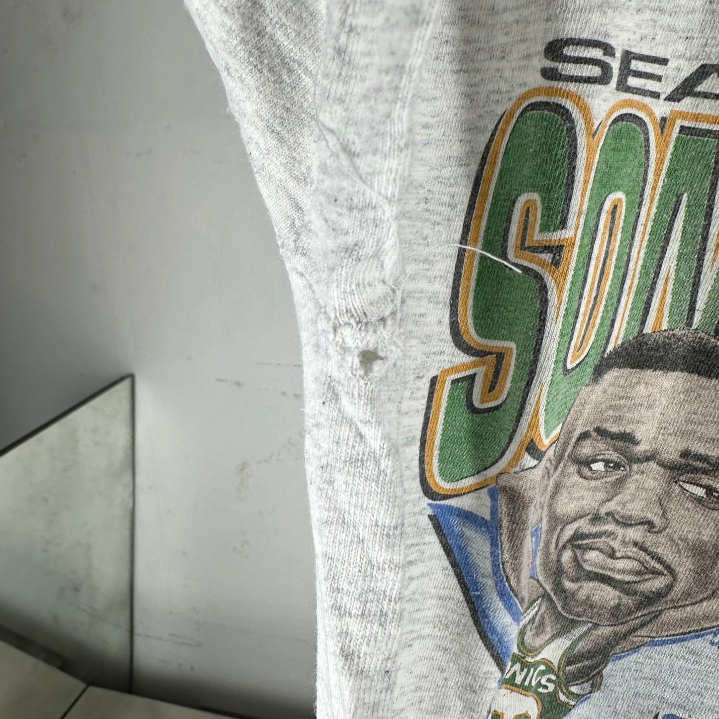 Vintage 1993 NBA Playoffs Supersonics VS Suns Caricature Salem Sportswear T-Shirt