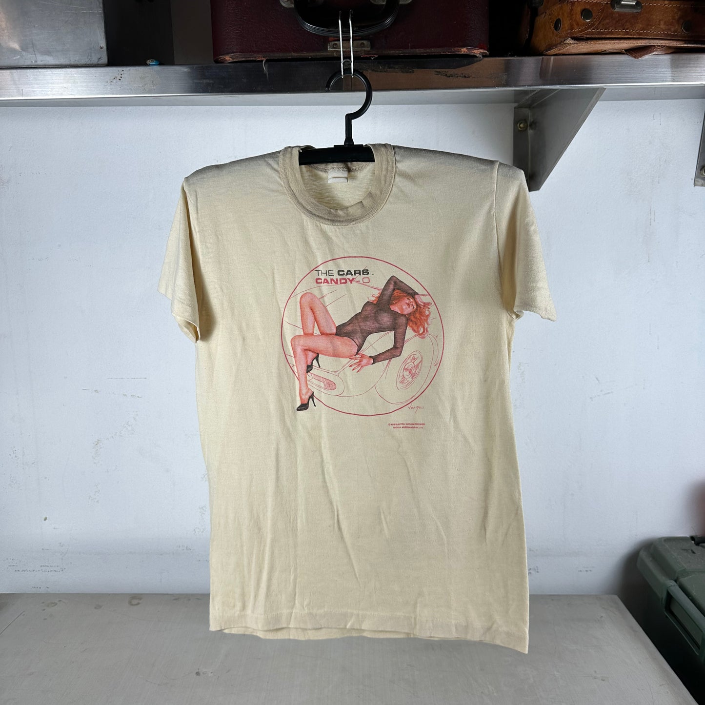 Vintage 1979 The Cars Candy-O Rock Band Single Stitch T-shirt