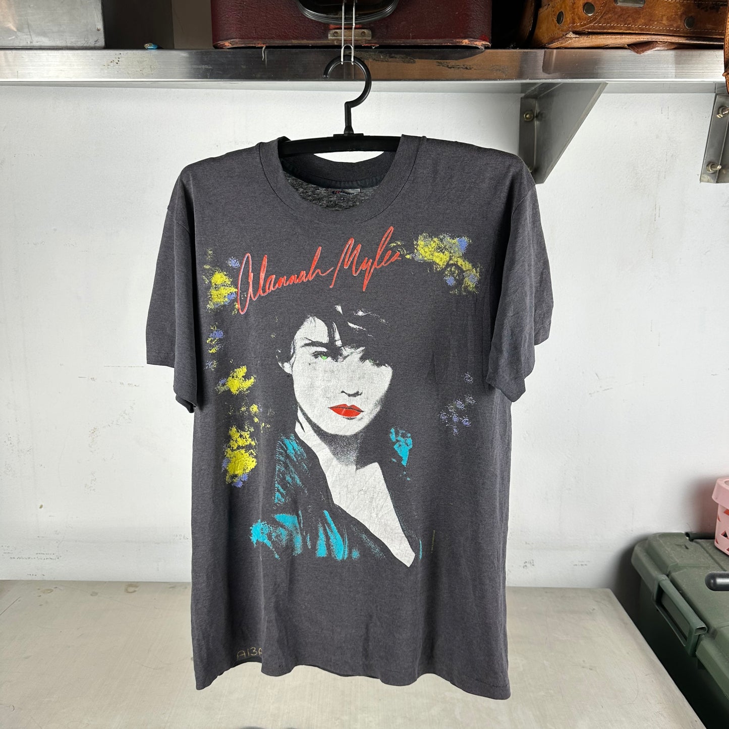 Vintage 1990 Alannah Myles Myles From Nowhere Tour Single Stitch Faded T-shirt