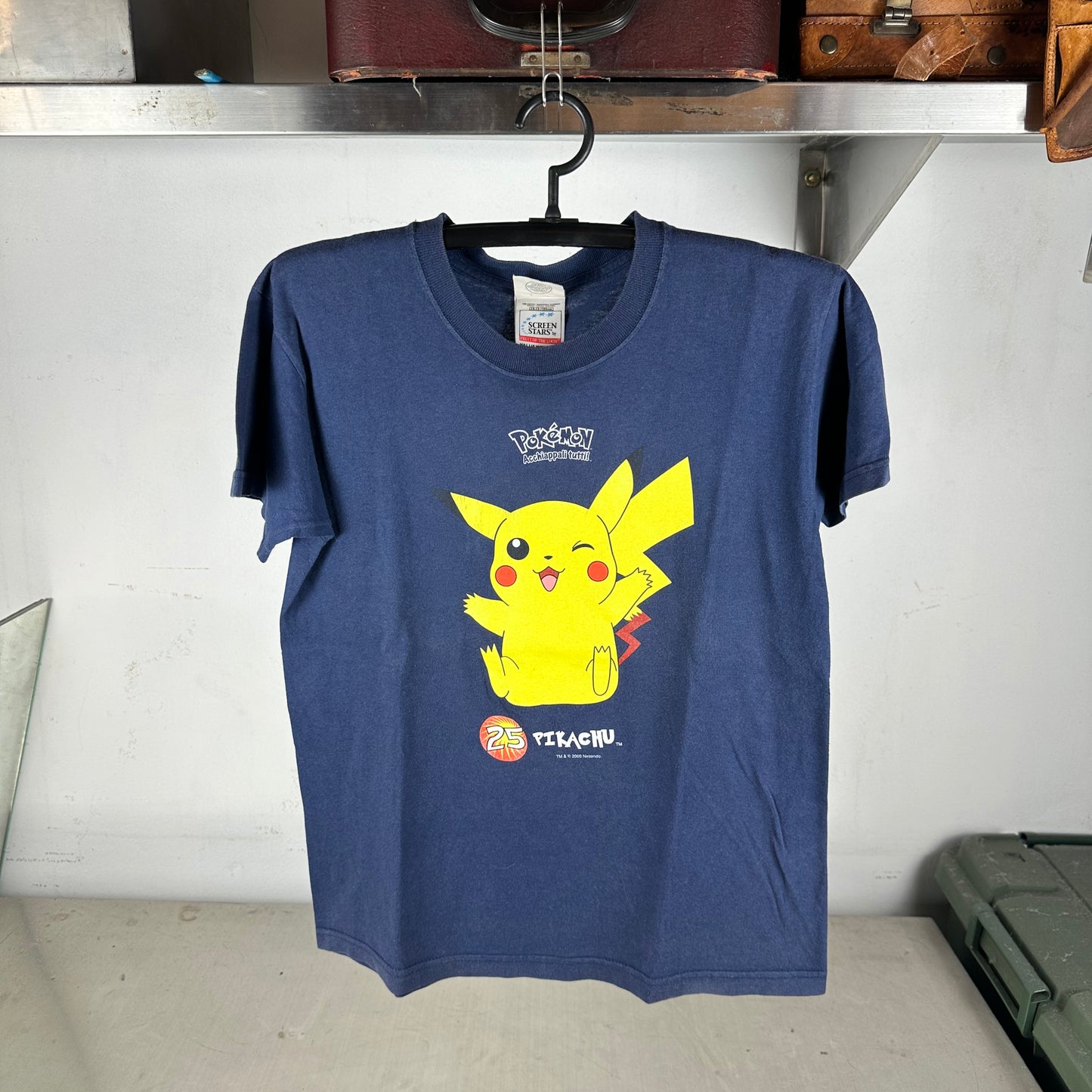Vintage 2000 Nintendo Pokemon Pikachu Promo T-Shirt