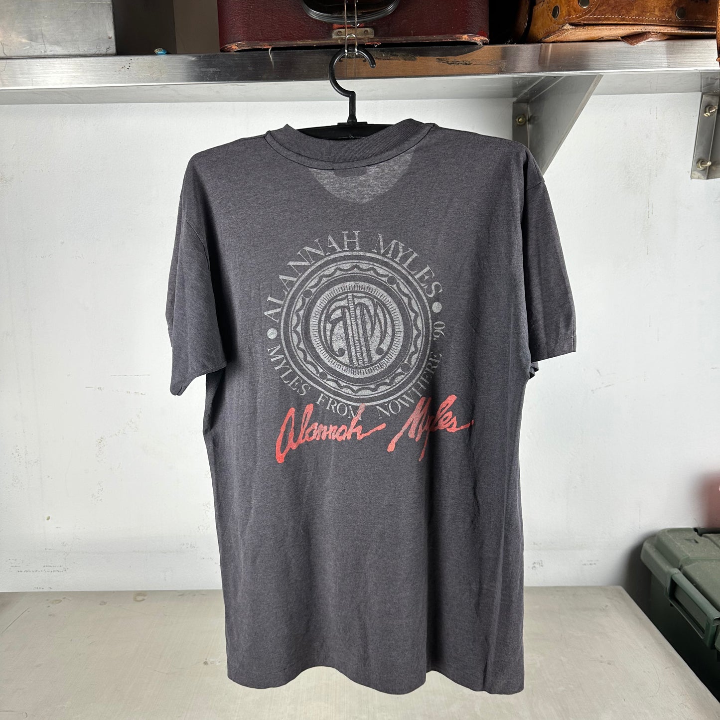 Vintage 1990 Alannah Myles Myles From Nowhere Tour Single Stitch Faded T-shirt