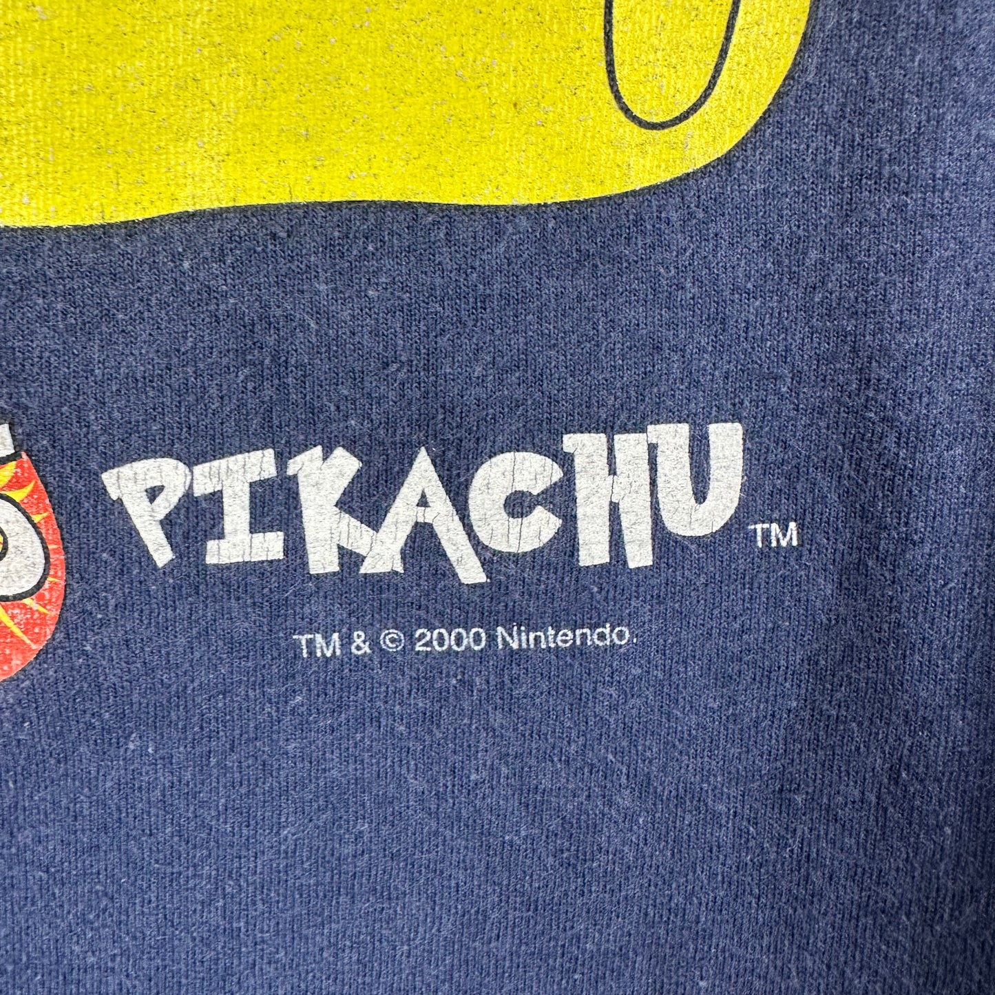 Vintage 2000 Nintendo Pokemon Pikachu Promo T-Shirt