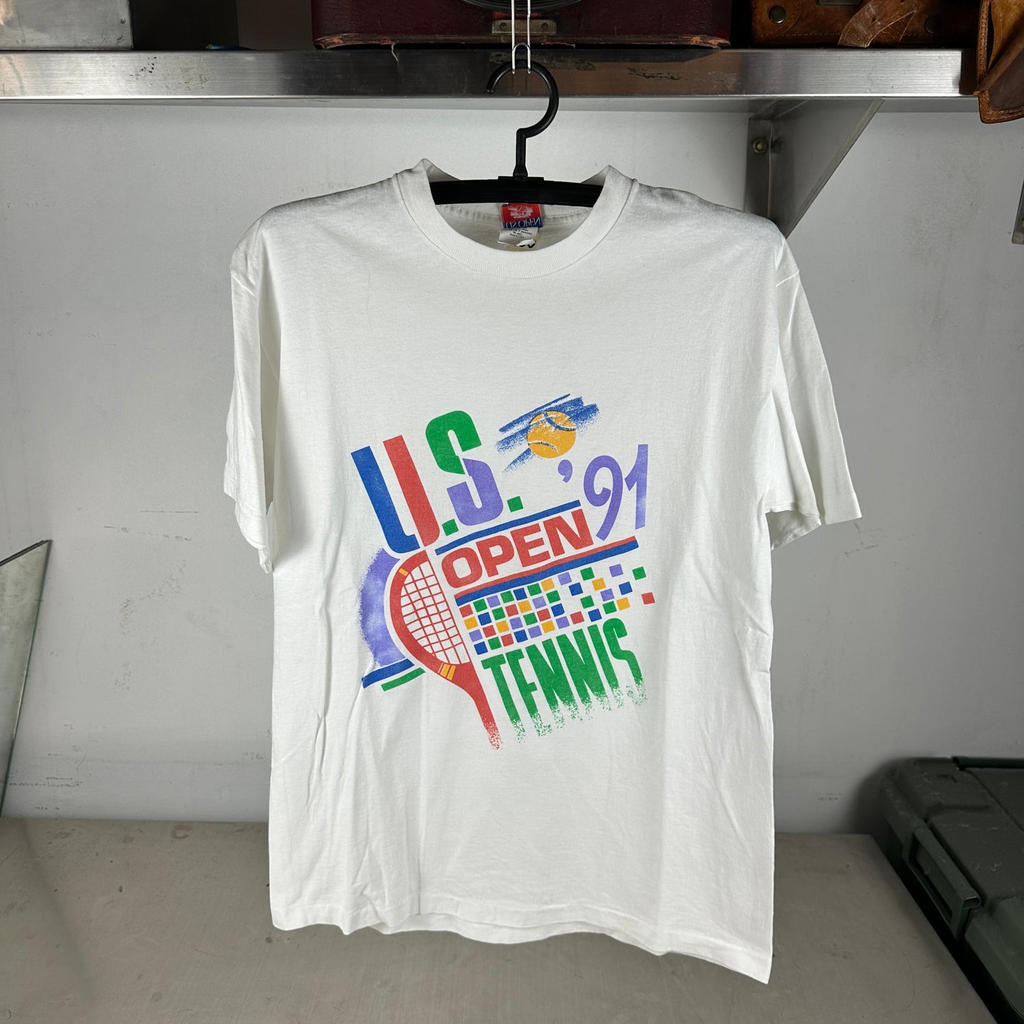 Vintage 1991 US Open Tennis Tournament Single Stitch T-Shirt