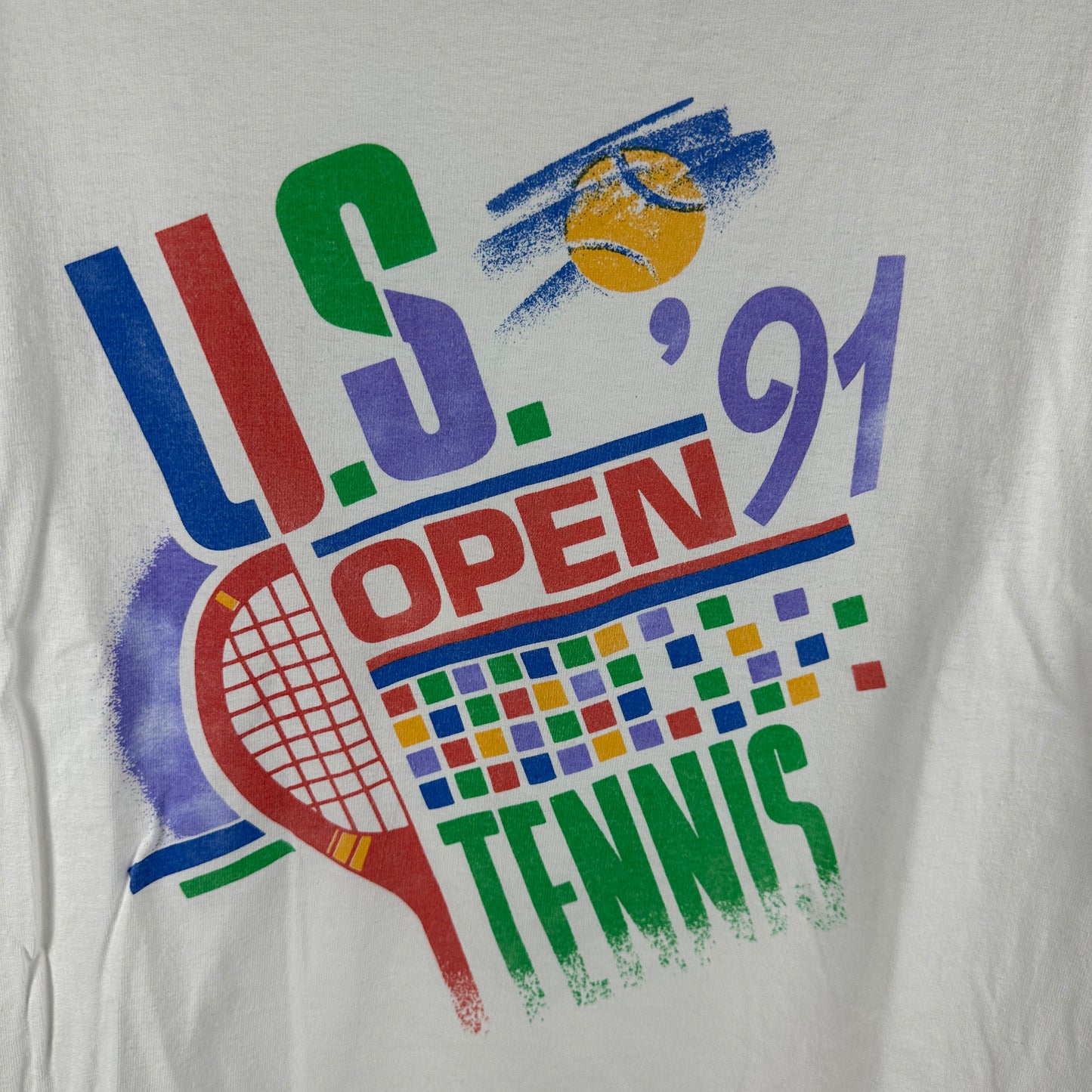 Vintage 1991 US Open Tennis Tournament Single Stitch T-Shirt