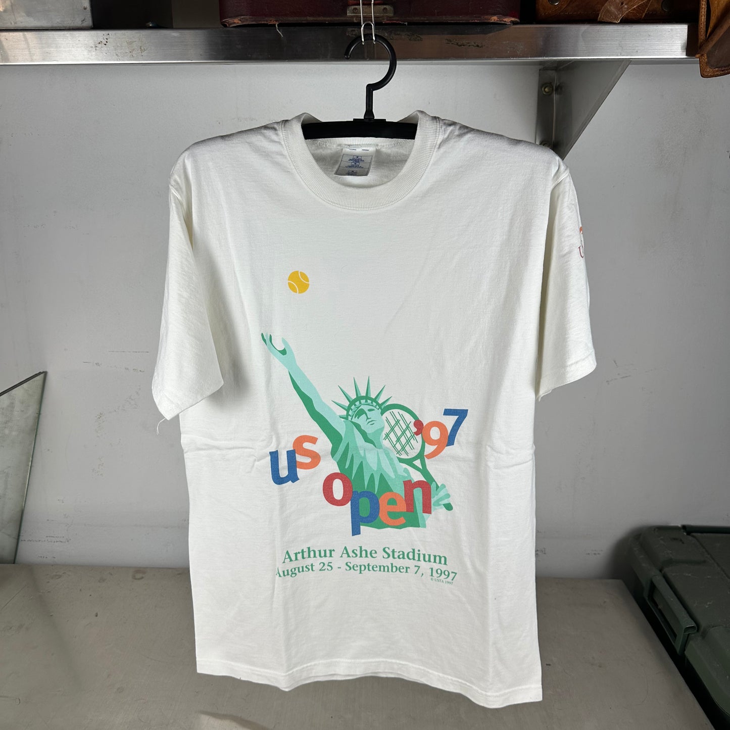 Vintage 1997 US Open Tennis Tournament Graphic T-Shirt