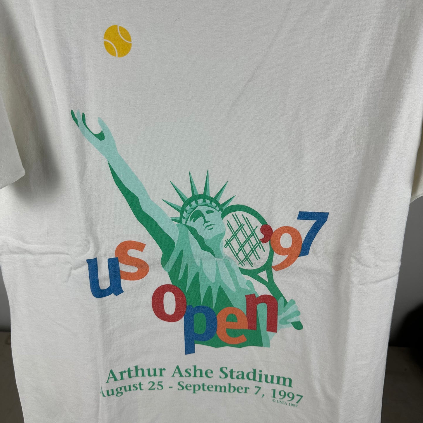 Vintage 1997 US Open Tennis Tournament Graphic T-Shirt
