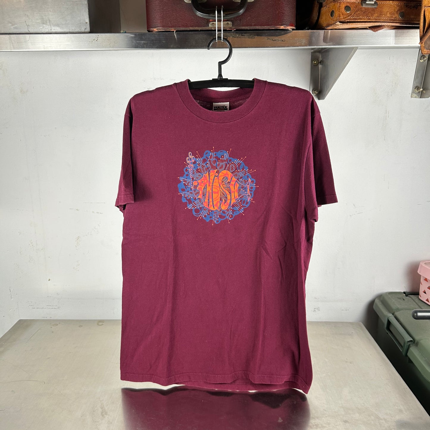 Vintage 90s Phish Rock Band Tour Concert Graphic T-shirt