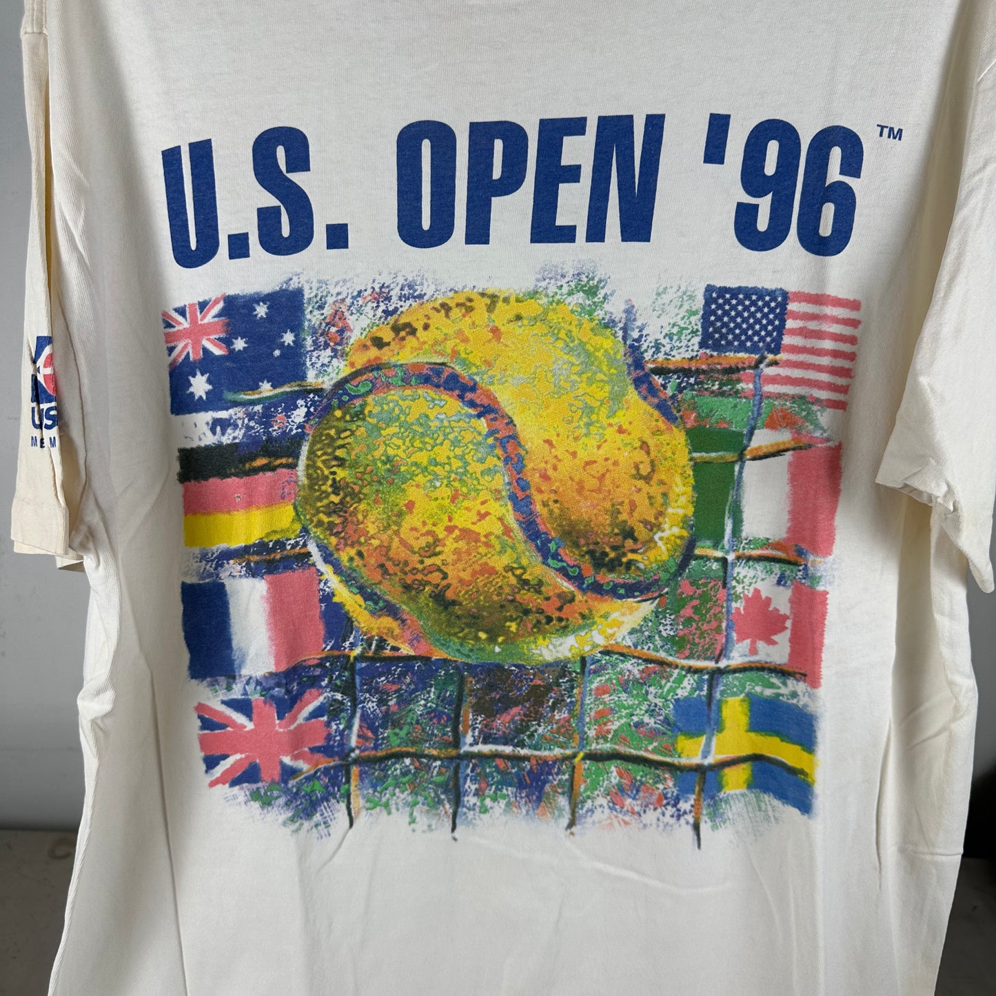 Vintage 1996 US Open Tennis Tournament Single Stitch T-Shirt