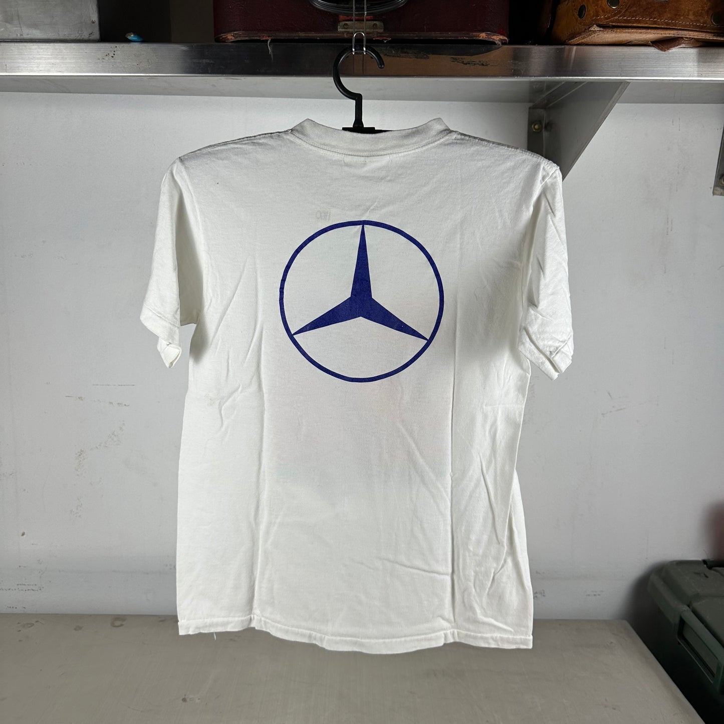Vintage 1990 LA Marathon Mercedes Benz Running Single Stitch T-shirt