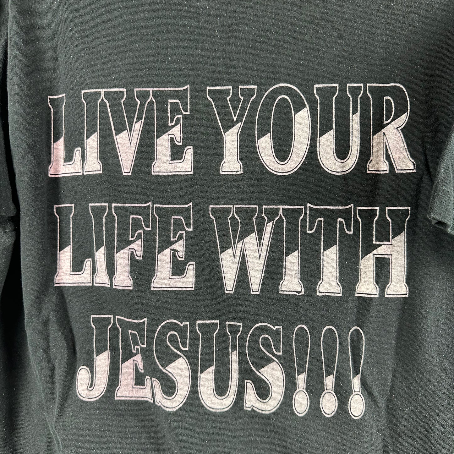 Vintage 90s Your Arms Too Short to Box with God Gospel Musical Single Stitch T-shirt