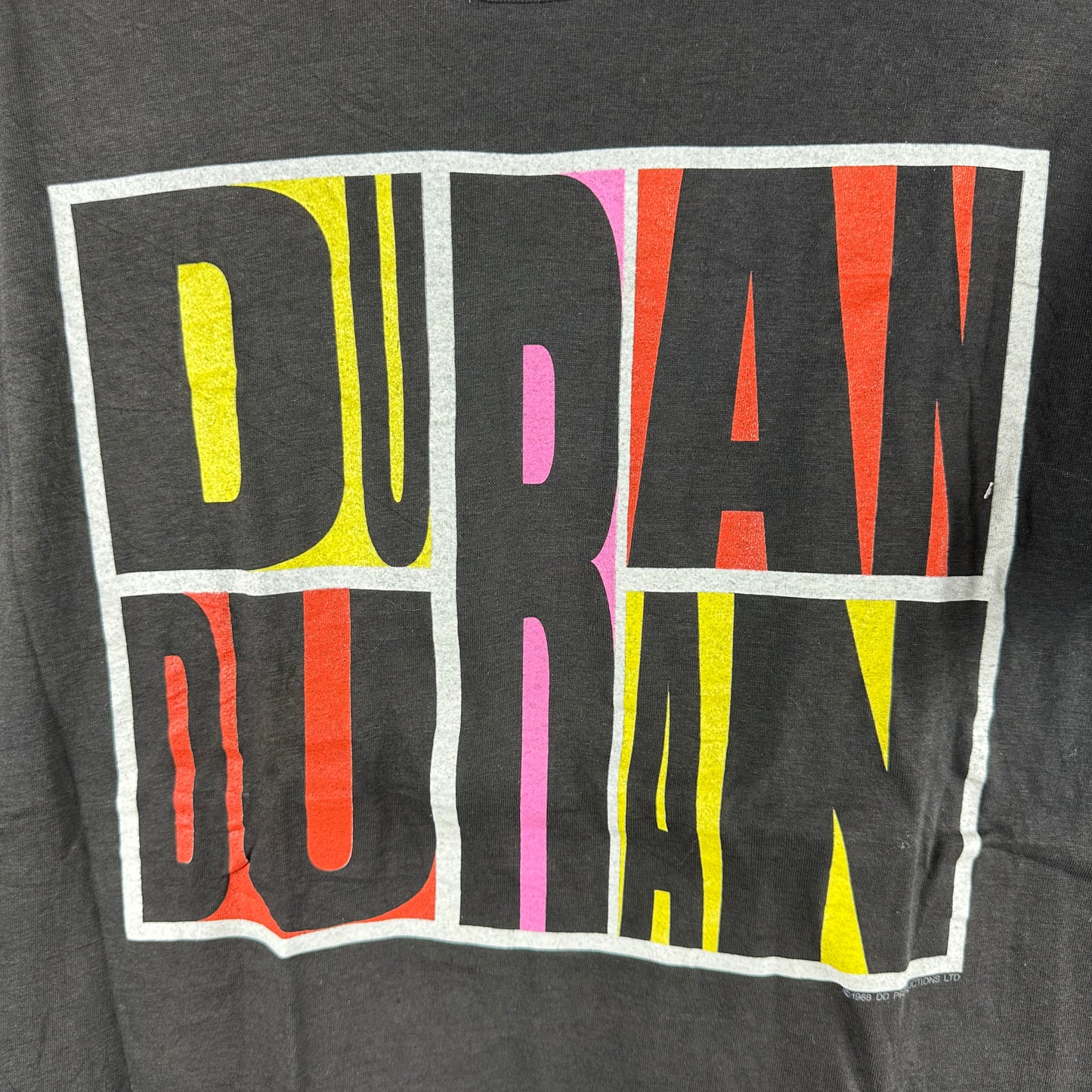 Vintage 1988 Duran Duran Abstract Idealist Romantic Pop Band T-shirt